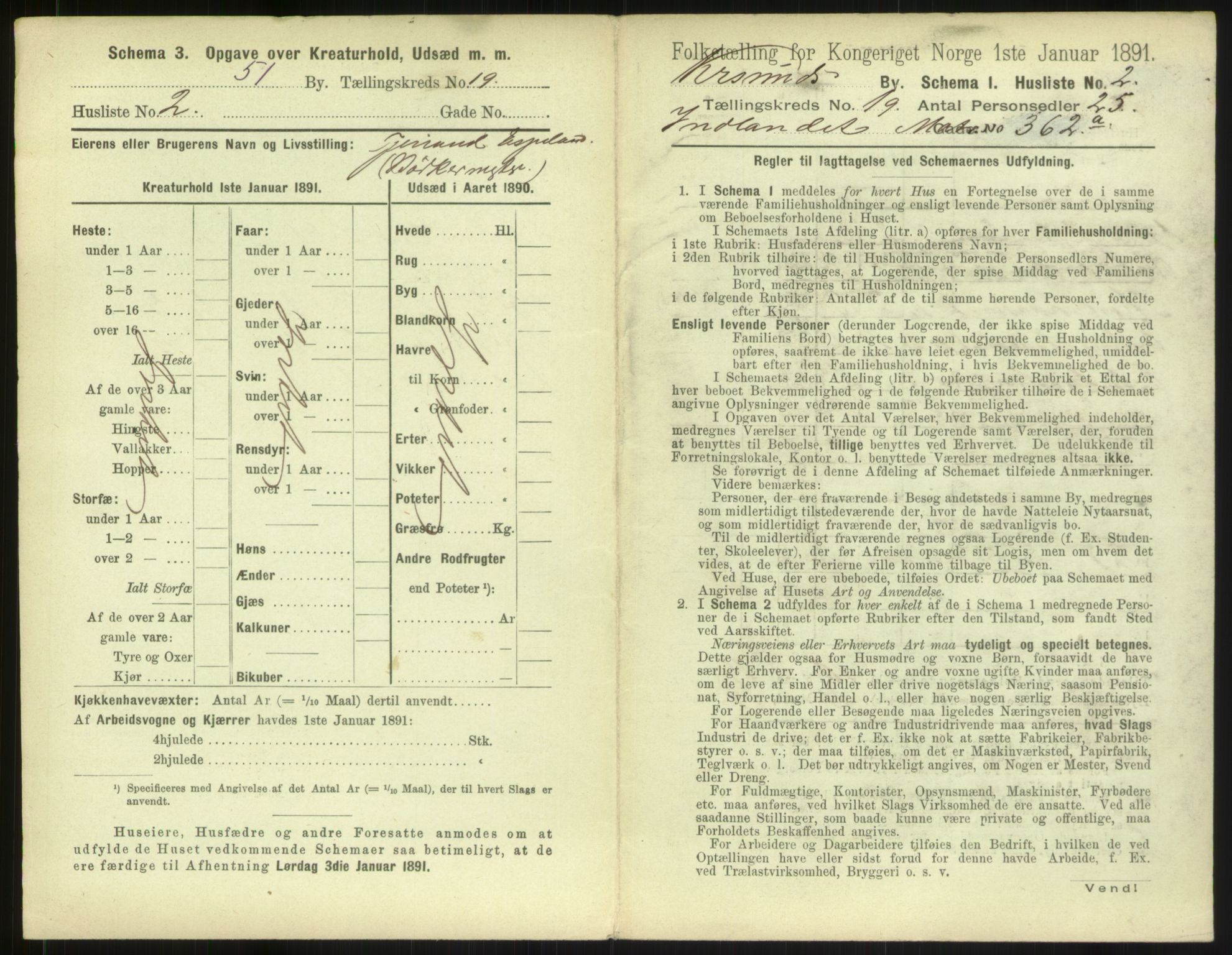 RA, 1891 census for 1503 Kristiansund, 1891, p. 1936