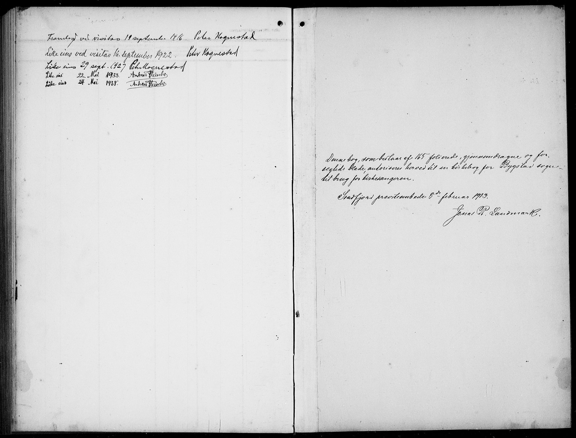 Gaular sokneprestembete, SAB/A-80001/H/Hab: Parish register (copy) no. B 4, 1912-1941