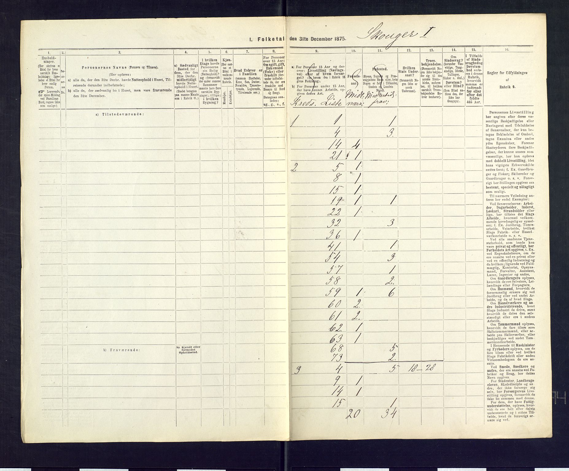 SAKO, 1875 census for 0712P Skoger, 1875, p. 38