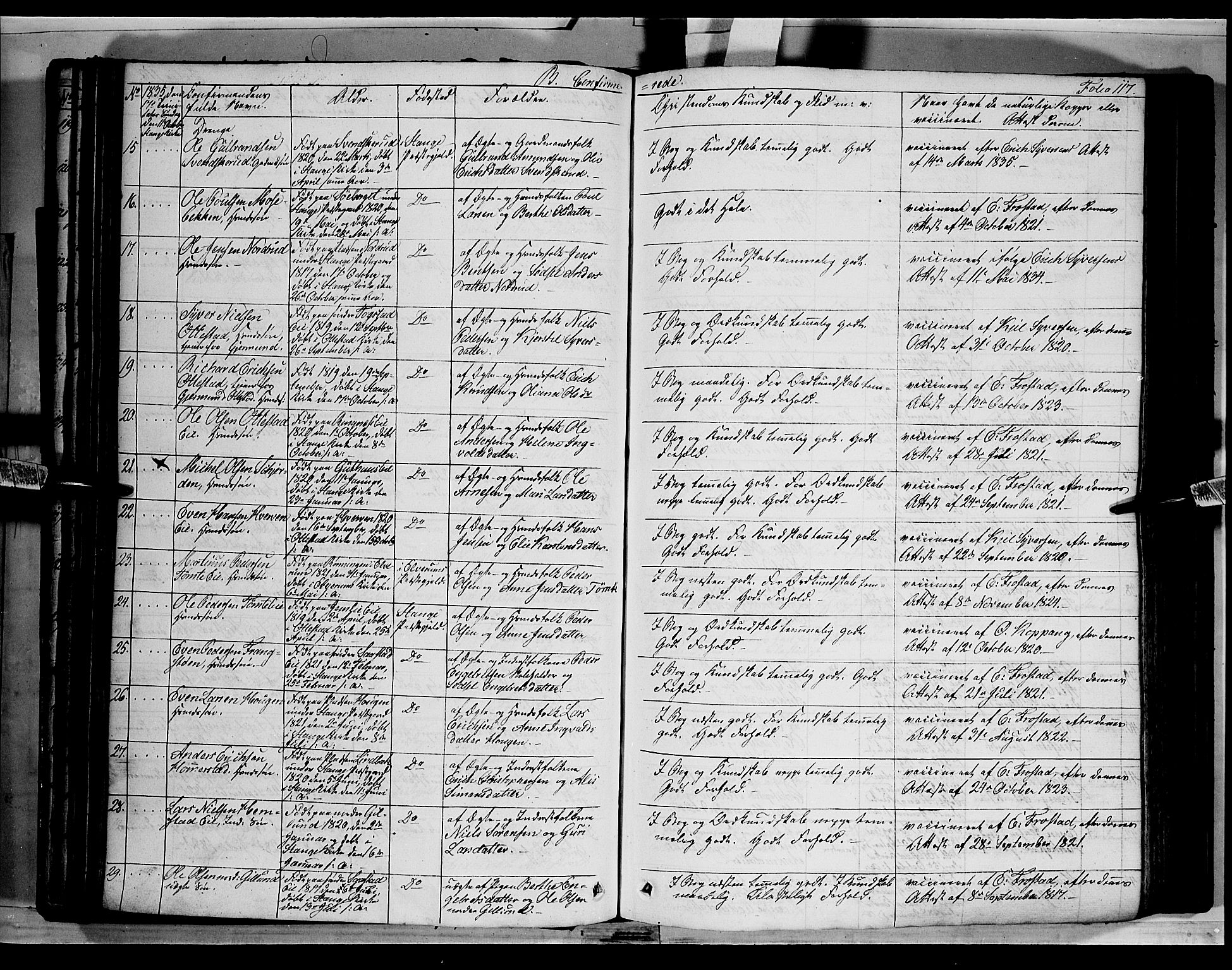 Stange prestekontor, AV/SAH-PREST-002/K/L0010: Parish register (official) no. 10, 1835-1845, p. 117