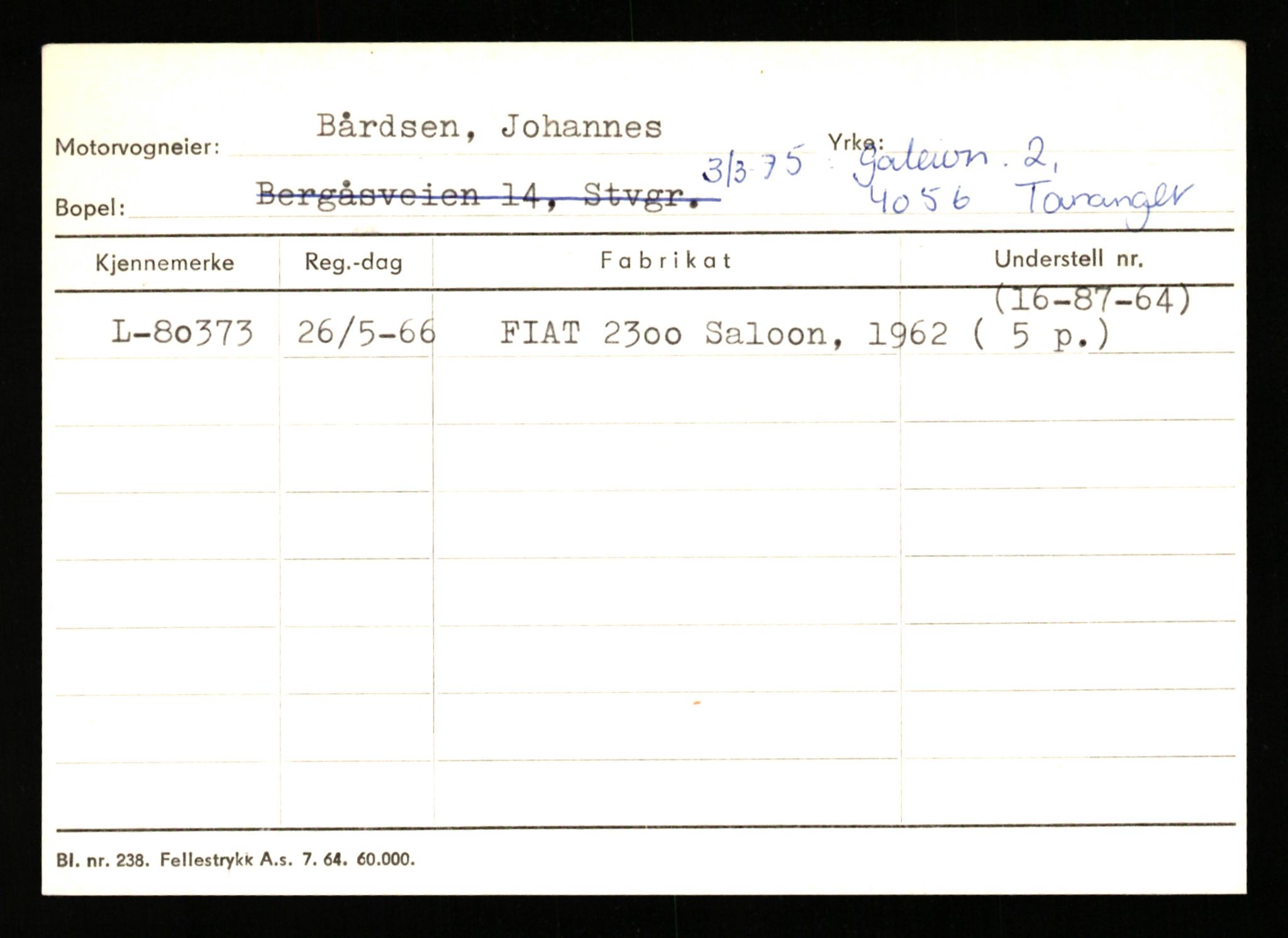 Stavanger trafikkstasjon, AV/SAST-A-101942/0/H/L0005: Bue - Dahlstrøm, 1930-1971, p. 2017