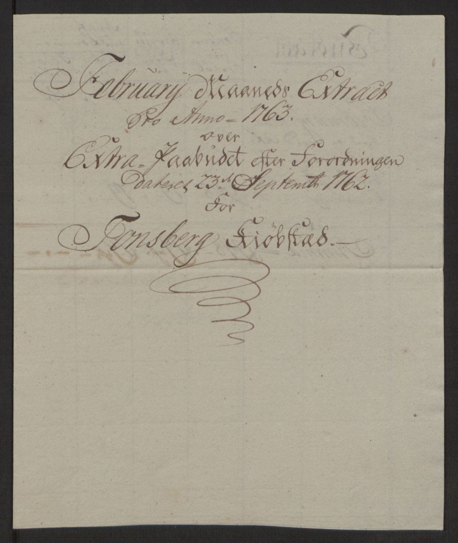 Rentekammeret inntil 1814, Reviderte regnskaper, Byregnskaper, AV/RA-EA-4066/R/Rh/L0162/0001: [H4] Kontribusjonsregnskap / Ekstraskatt, Tønsberg, 1762-1772, p. 65