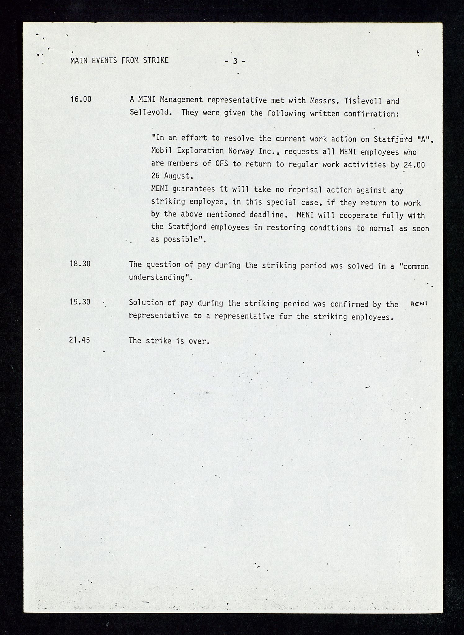 Pa 1578 - Mobil Exploration Norway Incorporated, AV/SAST-A-102024/4/D/Da/L0168: Sak og korrespondanse og styremøter, 1973-1986, p. 130