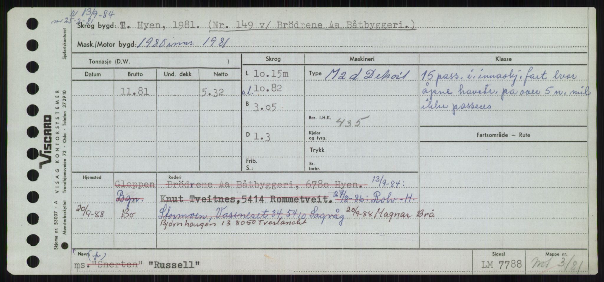 Sjøfartsdirektoratet med forløpere, Skipsmålingen, AV/RA-S-1627/H/Ha/L0004/0002: Fartøy, Mas-R / Fartøy, Odin-R, p. 903