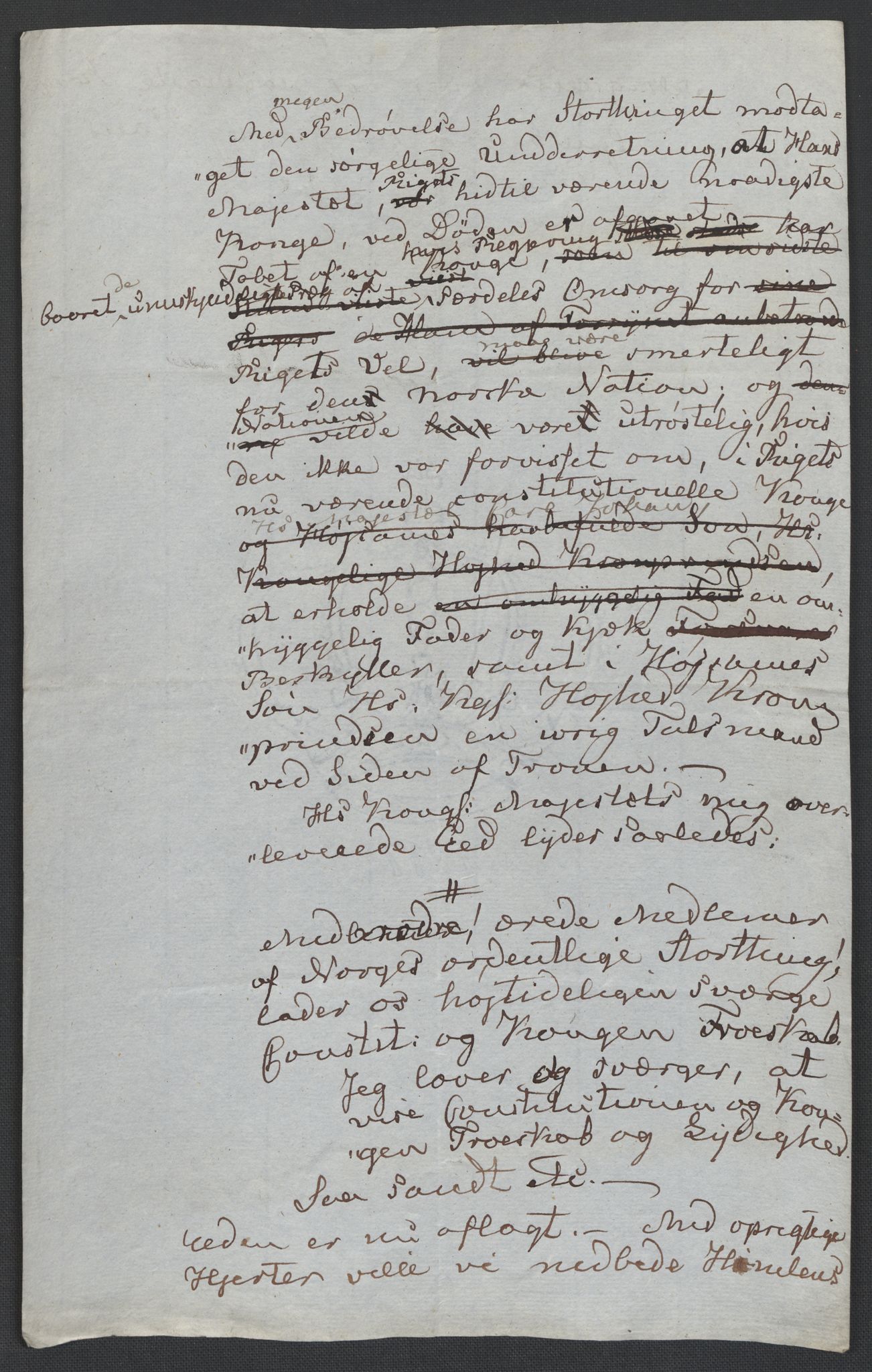 Christie, Wilhelm Frimann Koren, AV/RA-PA-0014/F/L0006: Christies dokumenter fra Stortinget, 1817-1818, p. 308