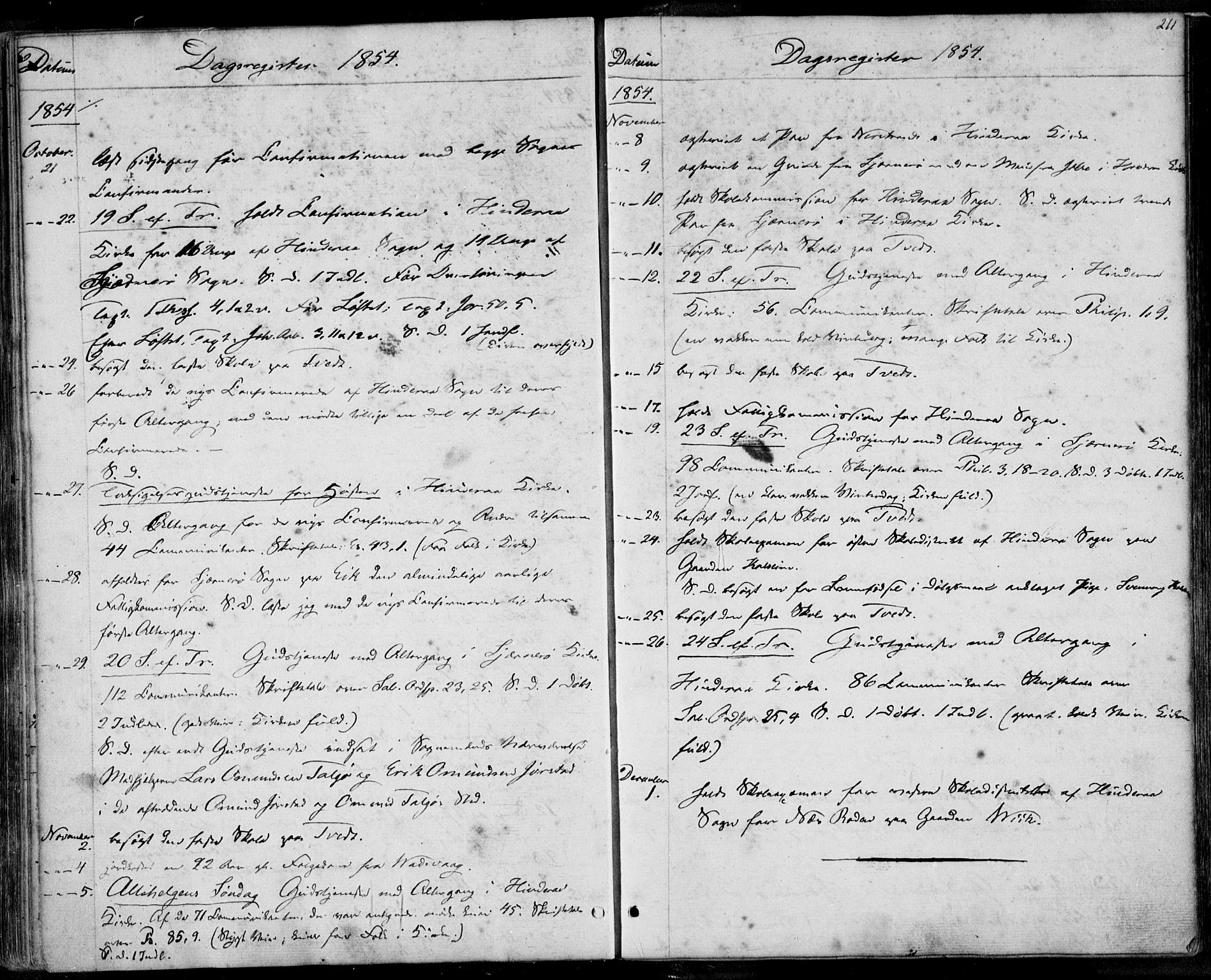Nedstrand sokneprestkontor, AV/SAST-A-101841/01/IV: Parish register (official) no. A 8, 1839-1860, p. 211