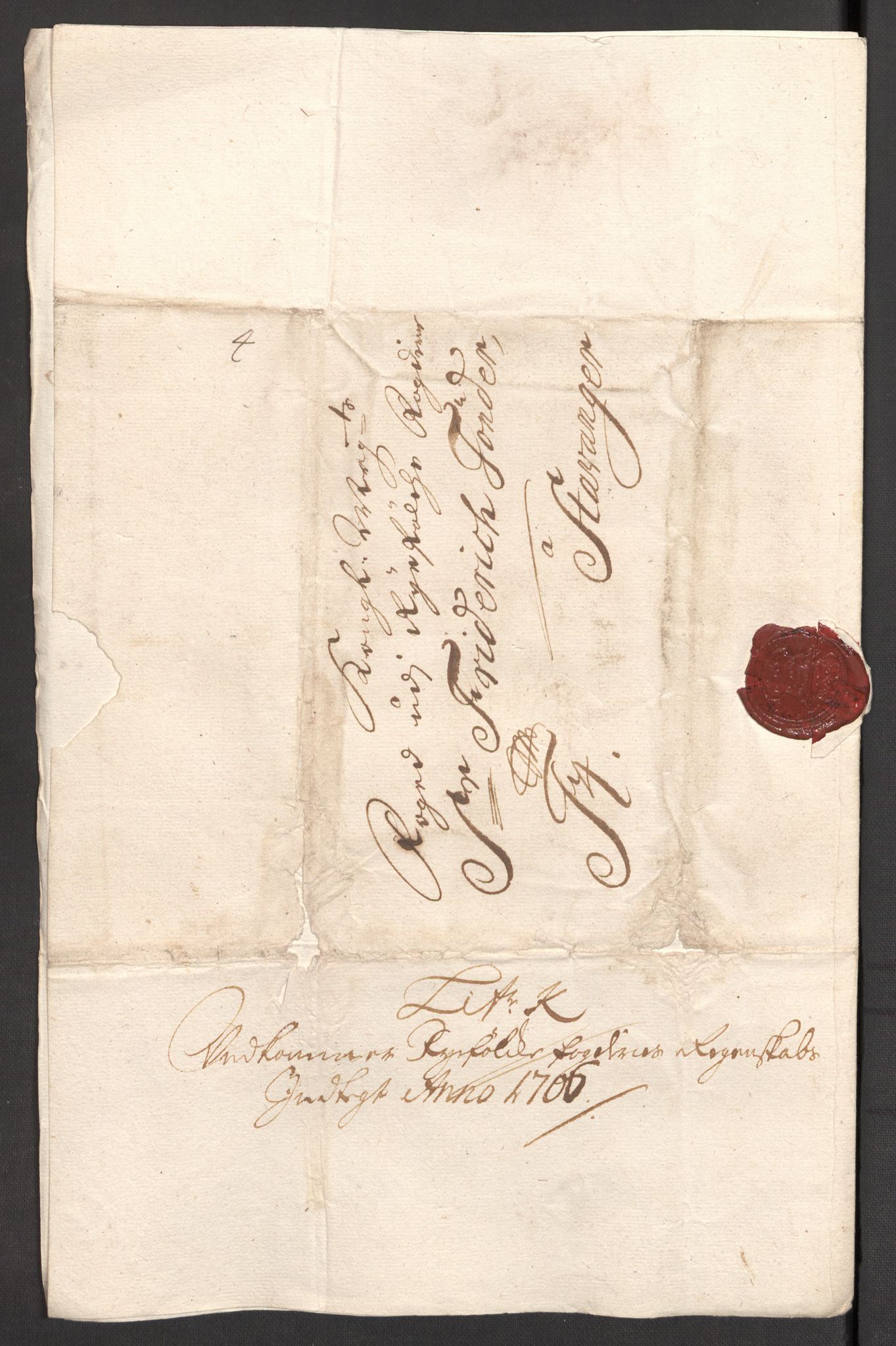 Rentekammeret inntil 1814, Reviderte regnskaper, Fogderegnskap, AV/RA-EA-4092/R47/L2861: Fogderegnskap Ryfylke, 1706-1709, p. 47