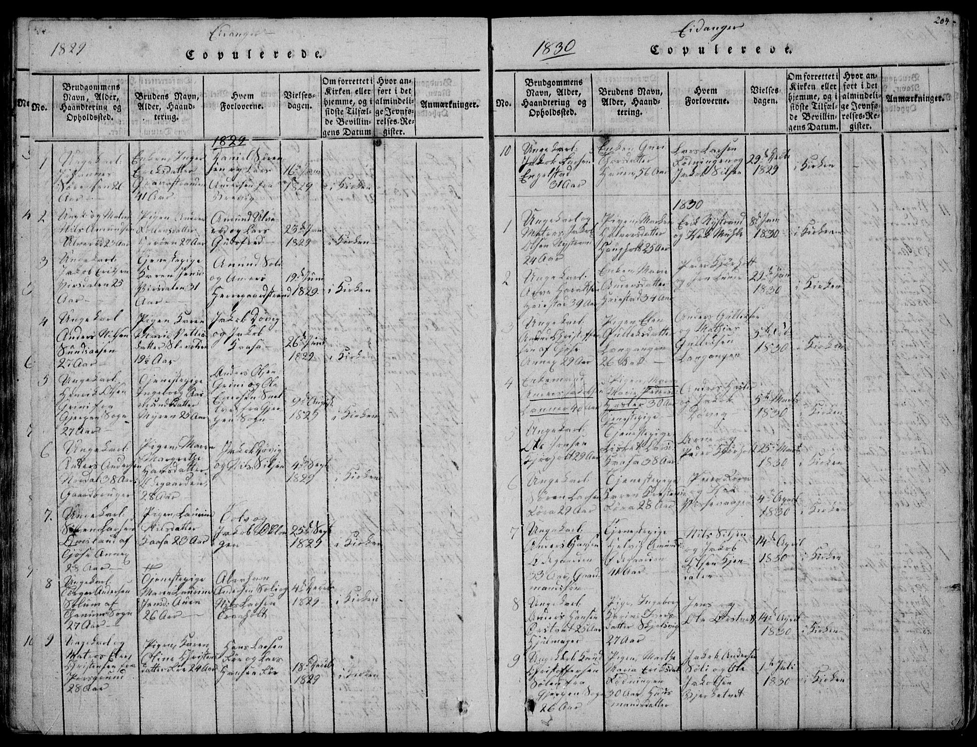 Eidanger kirkebøker, SAKO/A-261/F/Fa/L0007: Parish register (official) no. 7, 1814-1831, p. 204