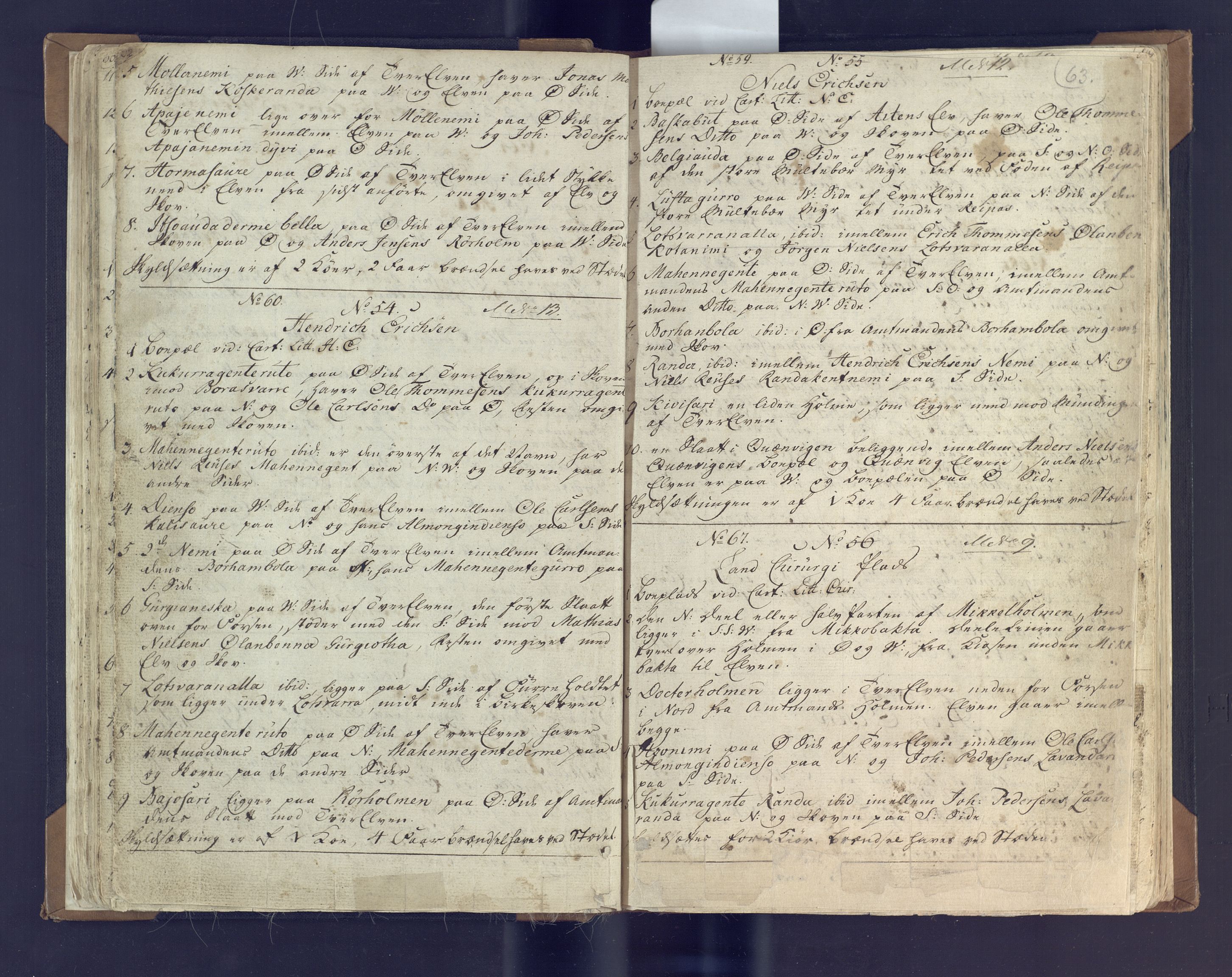 Fylkesmannen i Finnmark, SATØ/S-1120/1Coa/L2882: Landmålerprotokoll (i nærmagasinet/skannet), 1776-1845, p. 35