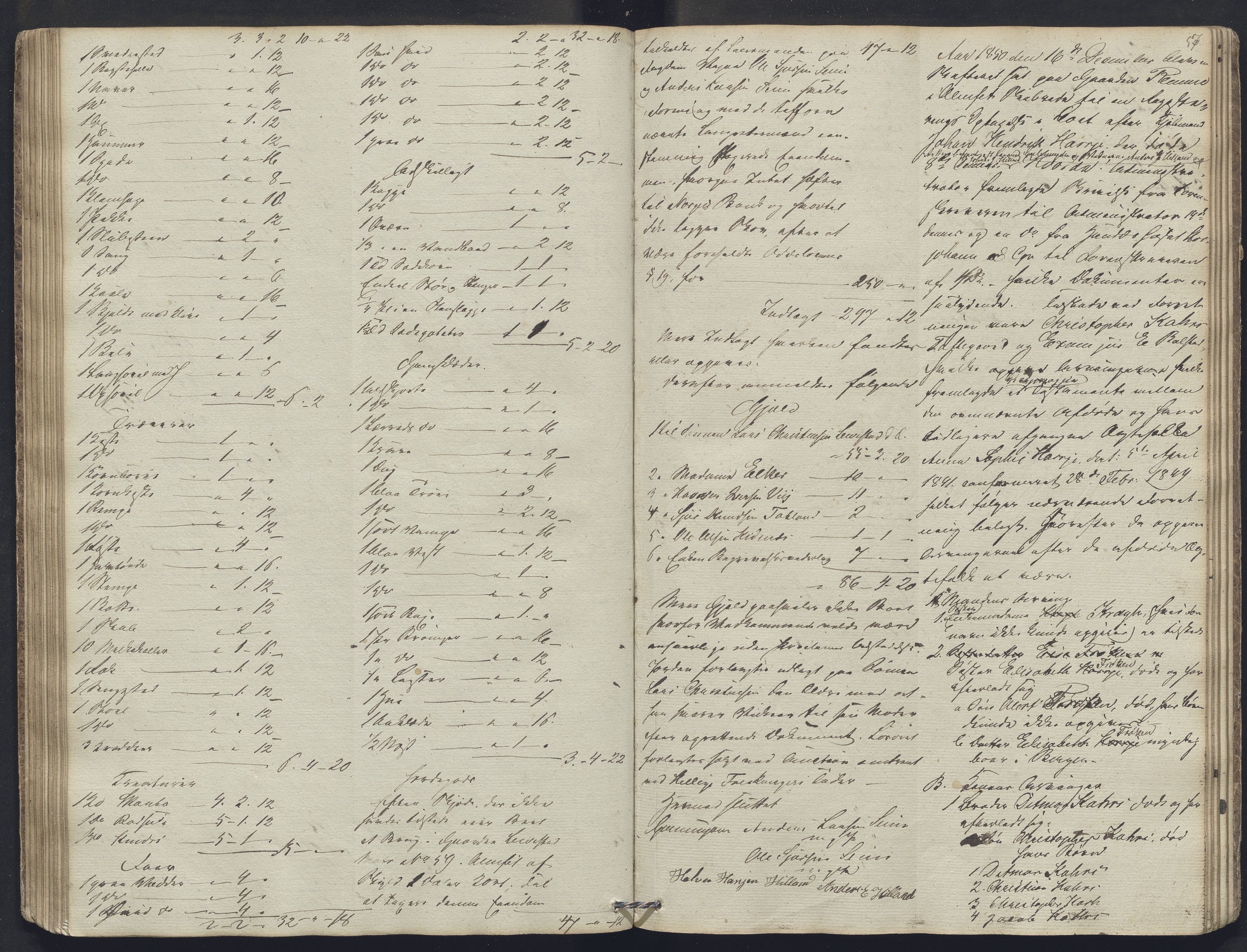 Nordhordland sorenskrivar, SAB/A-2901/1/H/Hb/L0003: Registreringsprotokollar, 1846-1852, p. 57