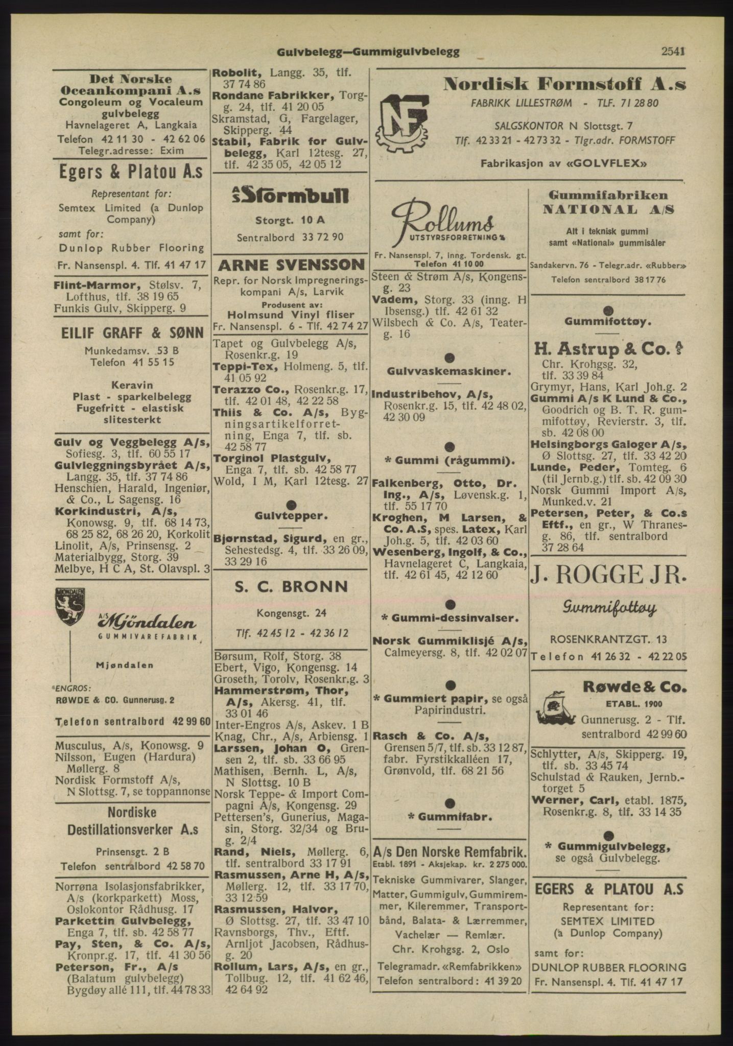 Kristiania/Oslo adressebok, PUBL/-, 1955, p. 2541