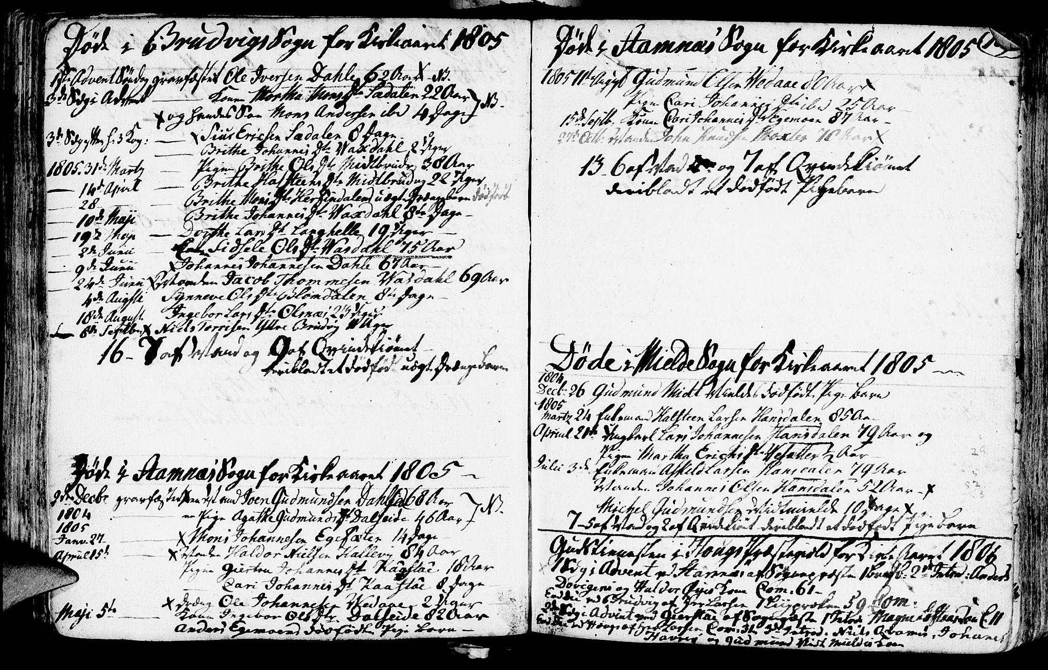 Haus sokneprestembete, AV/SAB-A-75601/H/Haa: Parish register (official) no. A 11, 1796-1816, p. 169