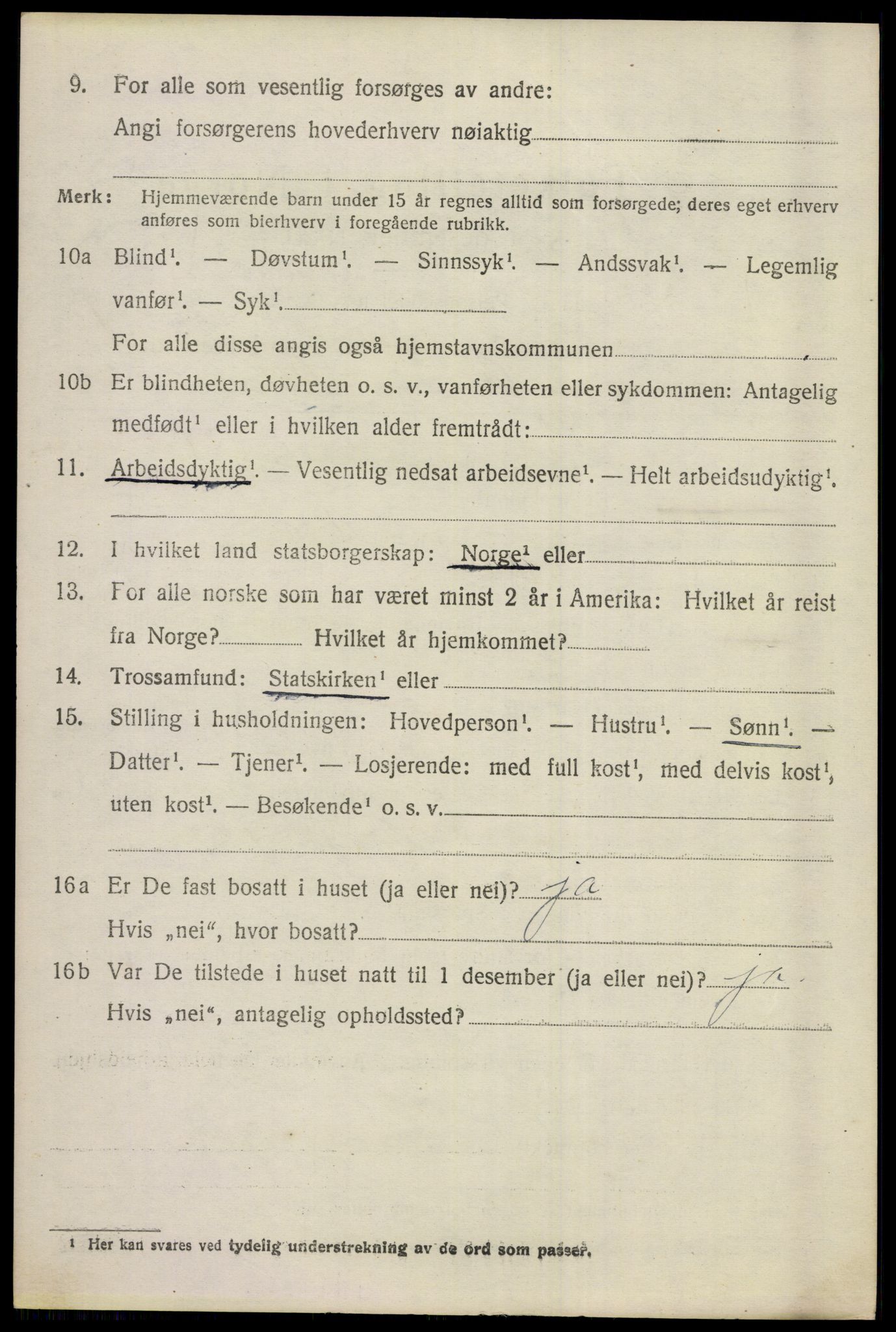 SAKO, 1920 census for Sigdal, 1920, p. 8173