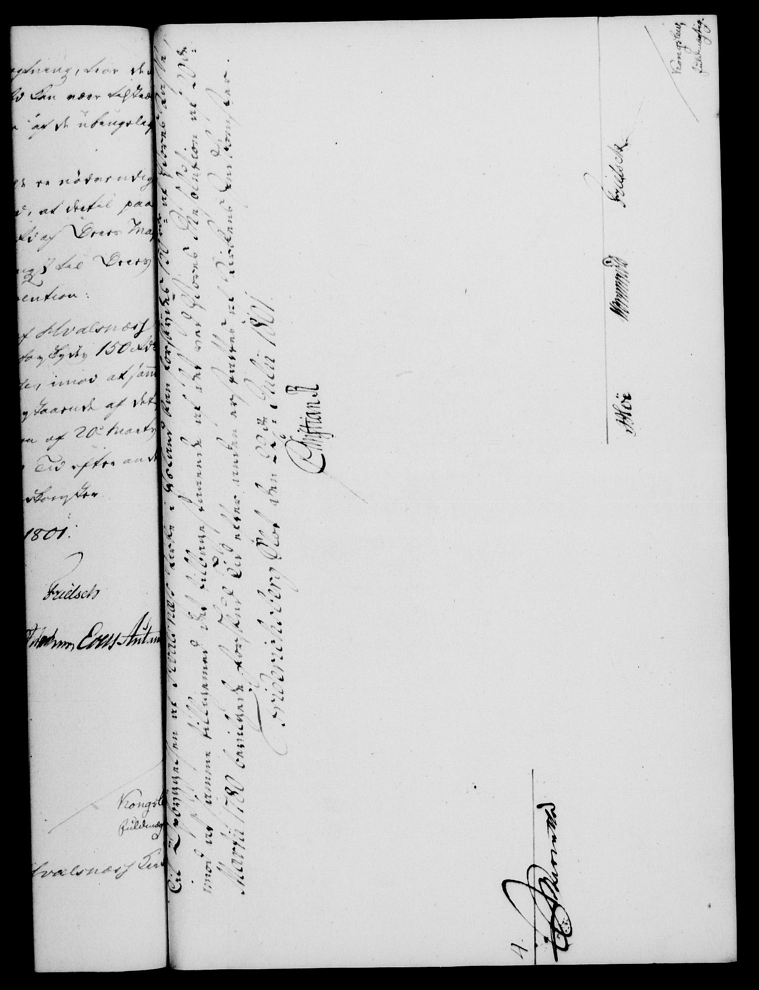 Rentekammeret, Kammerkanselliet, RA/EA-3111/G/Gf/Gfa/L0083: Norsk relasjons- og resolusjonsprotokoll (merket RK 52.83), 1801, p. 494