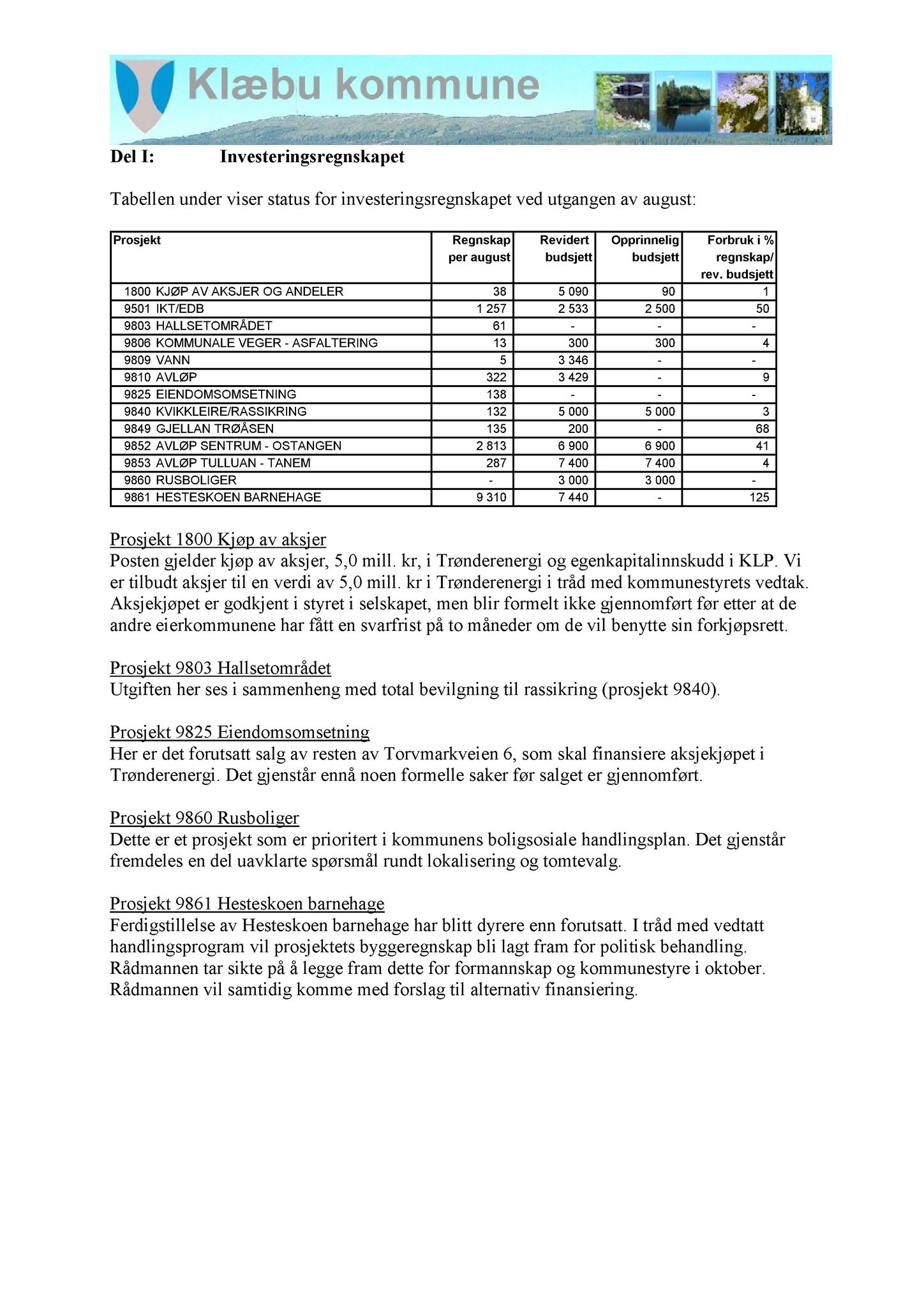 Klæbu Kommune, TRKO/KK/01-KS/L002: Kommunestyret - Møtedokumenter, 2009, p. 467