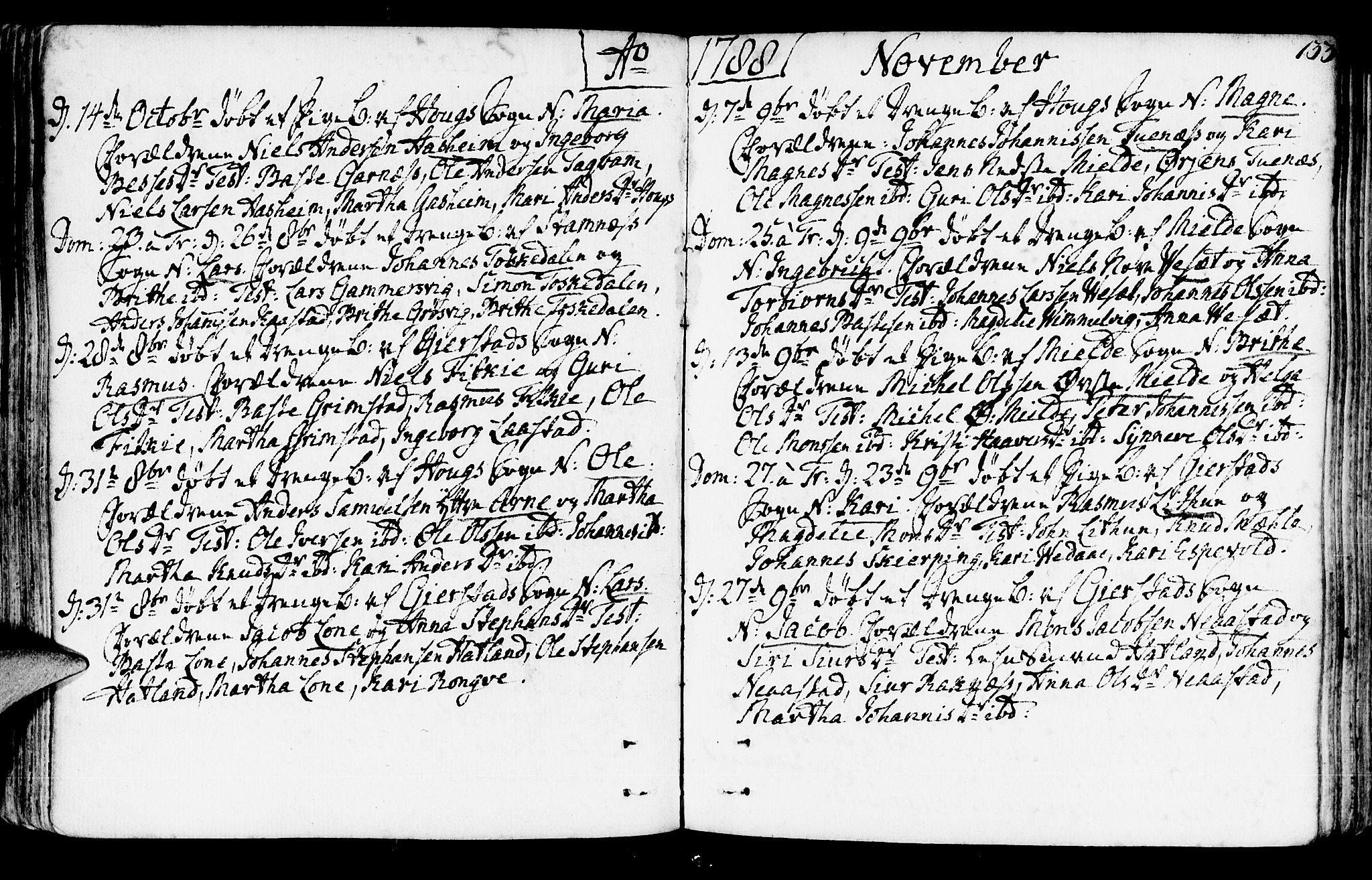 Haus sokneprestembete, AV/SAB-A-75601/H/Haa: Parish register (official) no. A 10, 1782-1796, p. 133