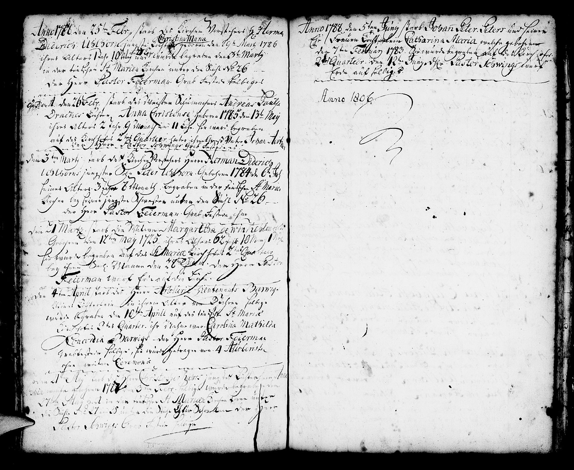 Mariakirken Sokneprestembete, AV/SAB-A-76901/H/Haa/L0002: Parish register (official) no. A 2, 1748-1807, p. 115