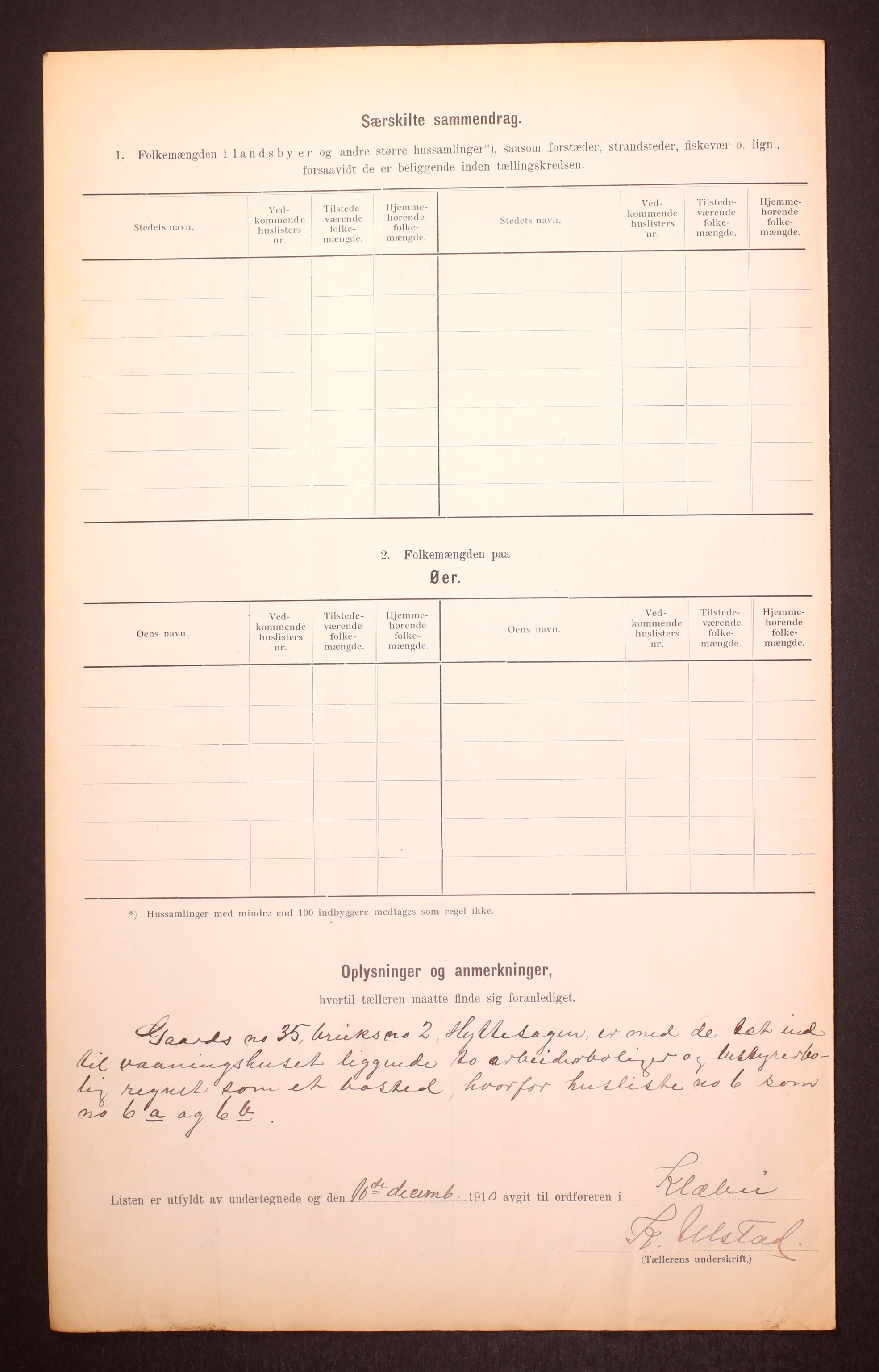 RA, 1910 census for Klæbu, 1910, p. 12