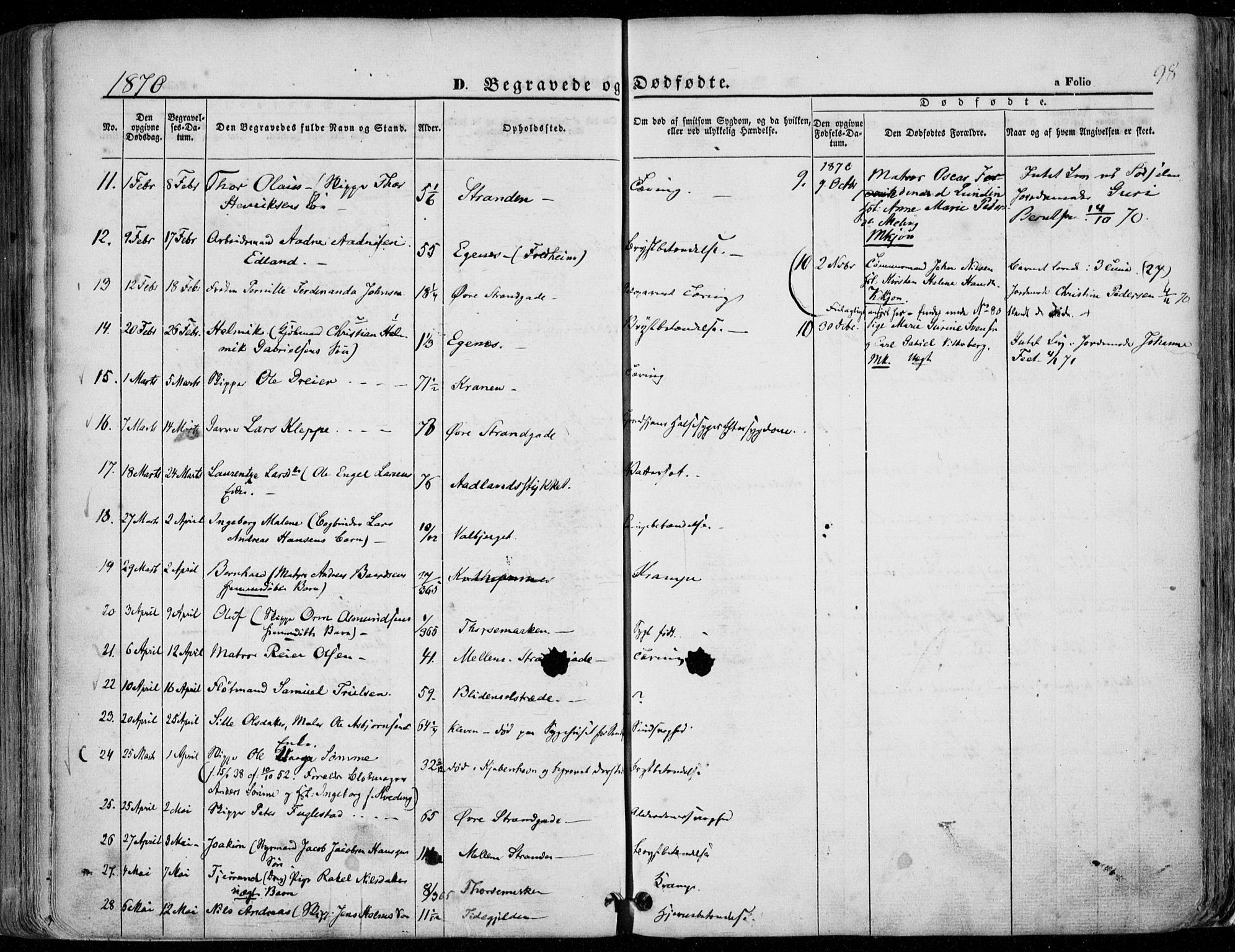 Domkirken sokneprestkontor, AV/SAST-A-101812/001/30/30BA/L0020: Parish register (official) no. A 19, 1858-1877, p. 98