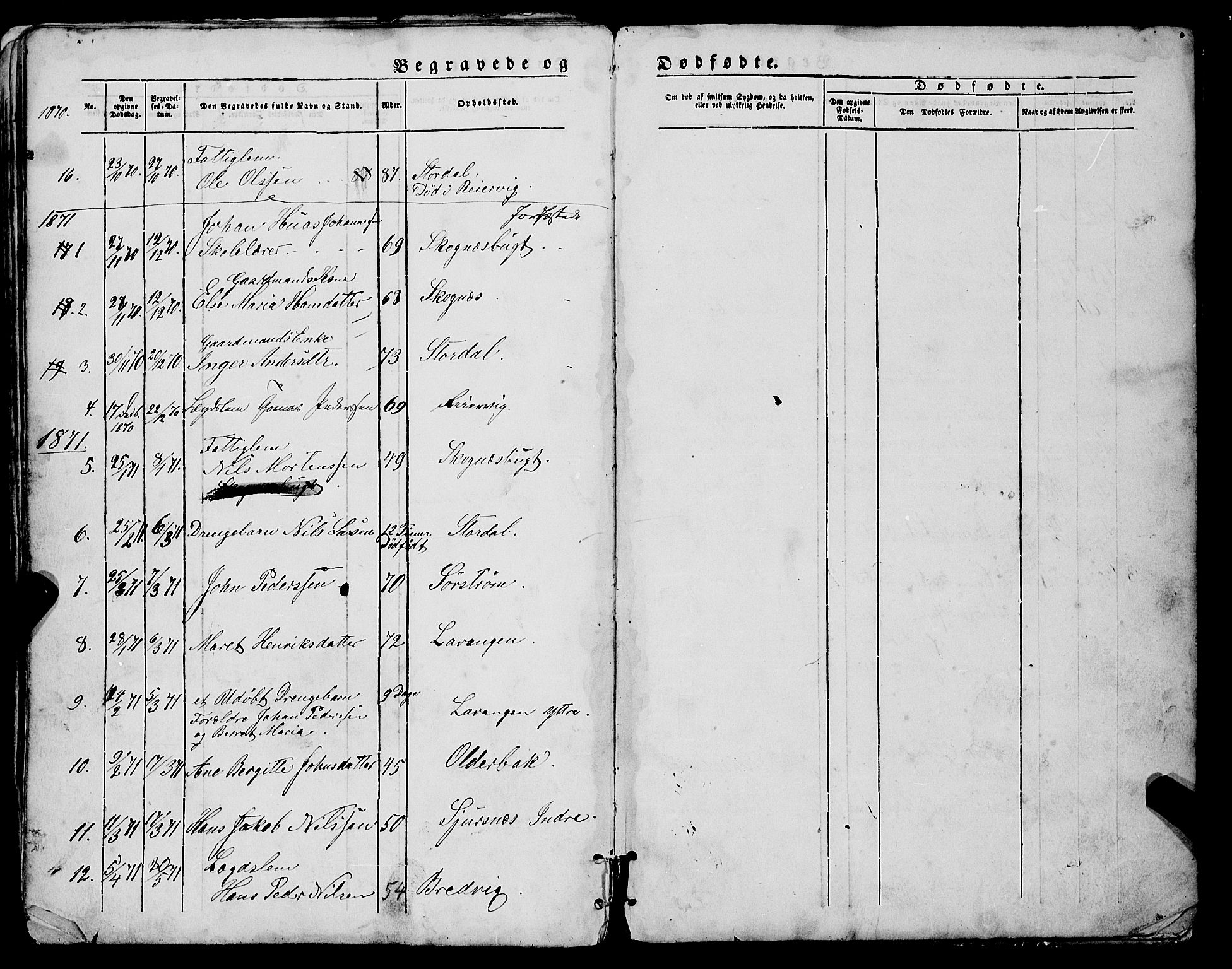 Lyngen sokneprestembete, AV/SATØ-S-1289/H/He/Heb/L0005klokker: Parish register (copy) no. 5, 1847-1882