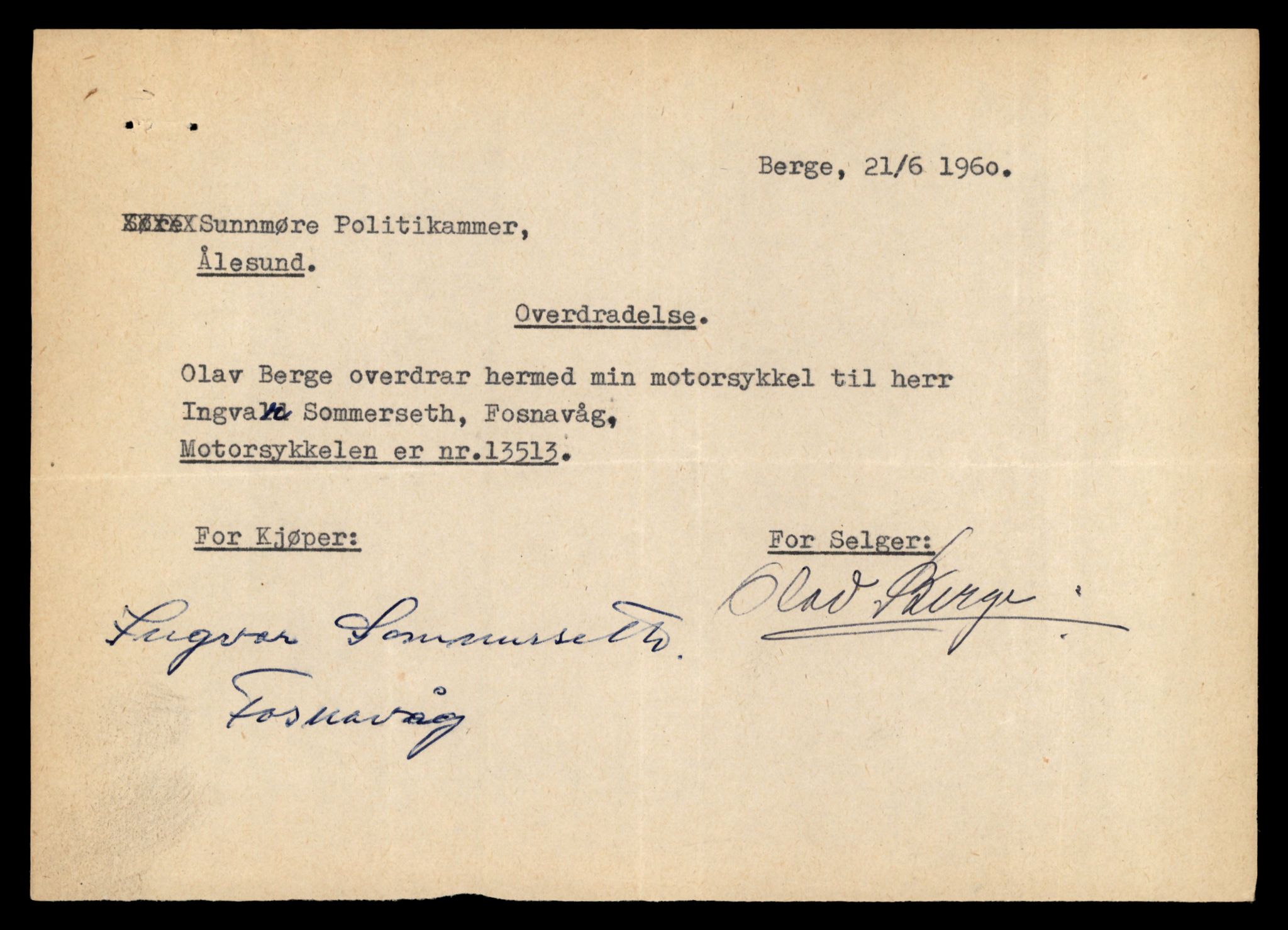 Møre og Romsdal vegkontor - Ålesund trafikkstasjon, AV/SAT-A-4099/F/Fe/L0039: Registreringskort for kjøretøy T 13361 - T 13530, 1927-1998, p. 2715