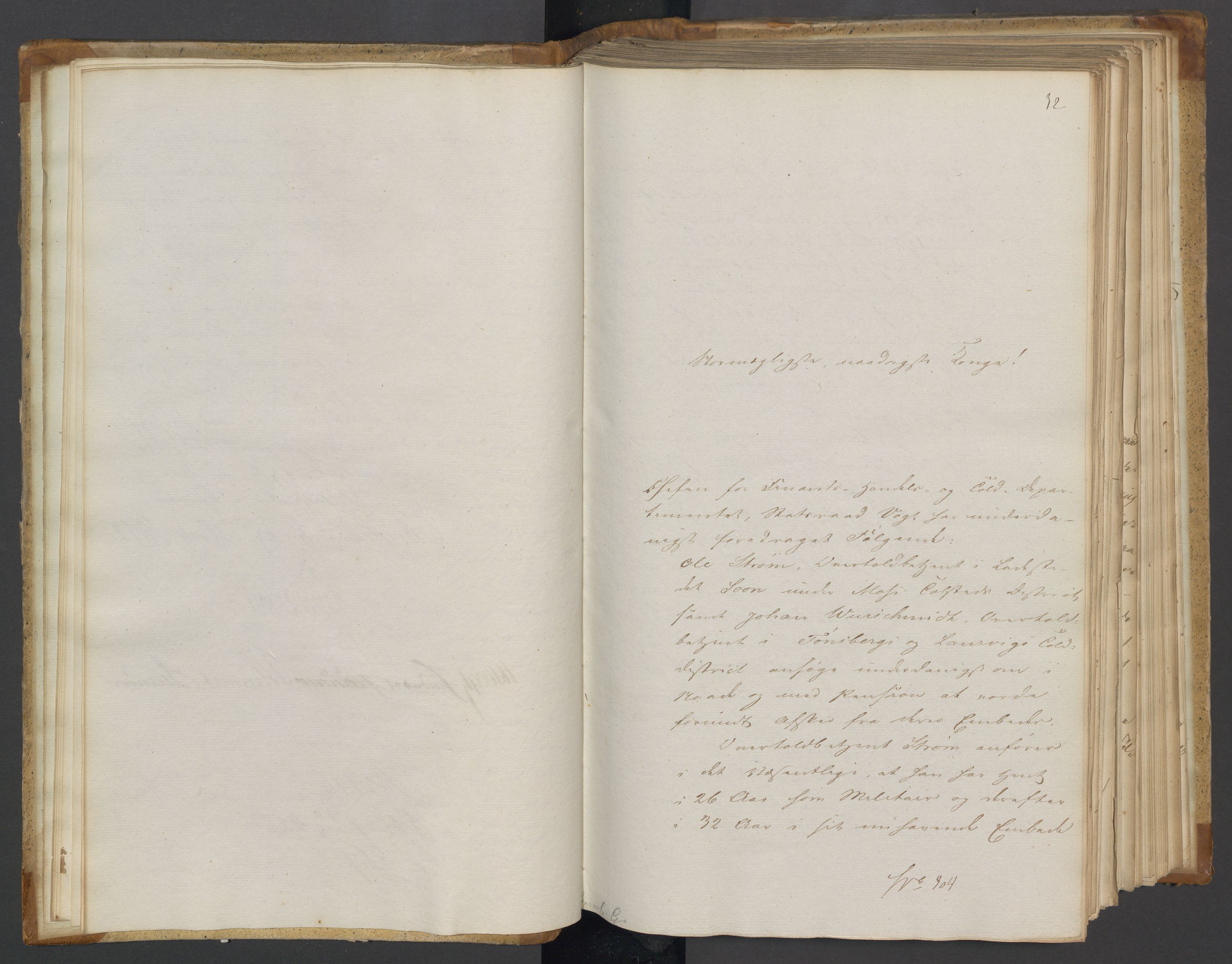 Statsrådsavdelingen i Stockholm, AV/RA-S-1003/D/Da/L0175: Regjeringsinnstillinger nr. 300-399, 1842