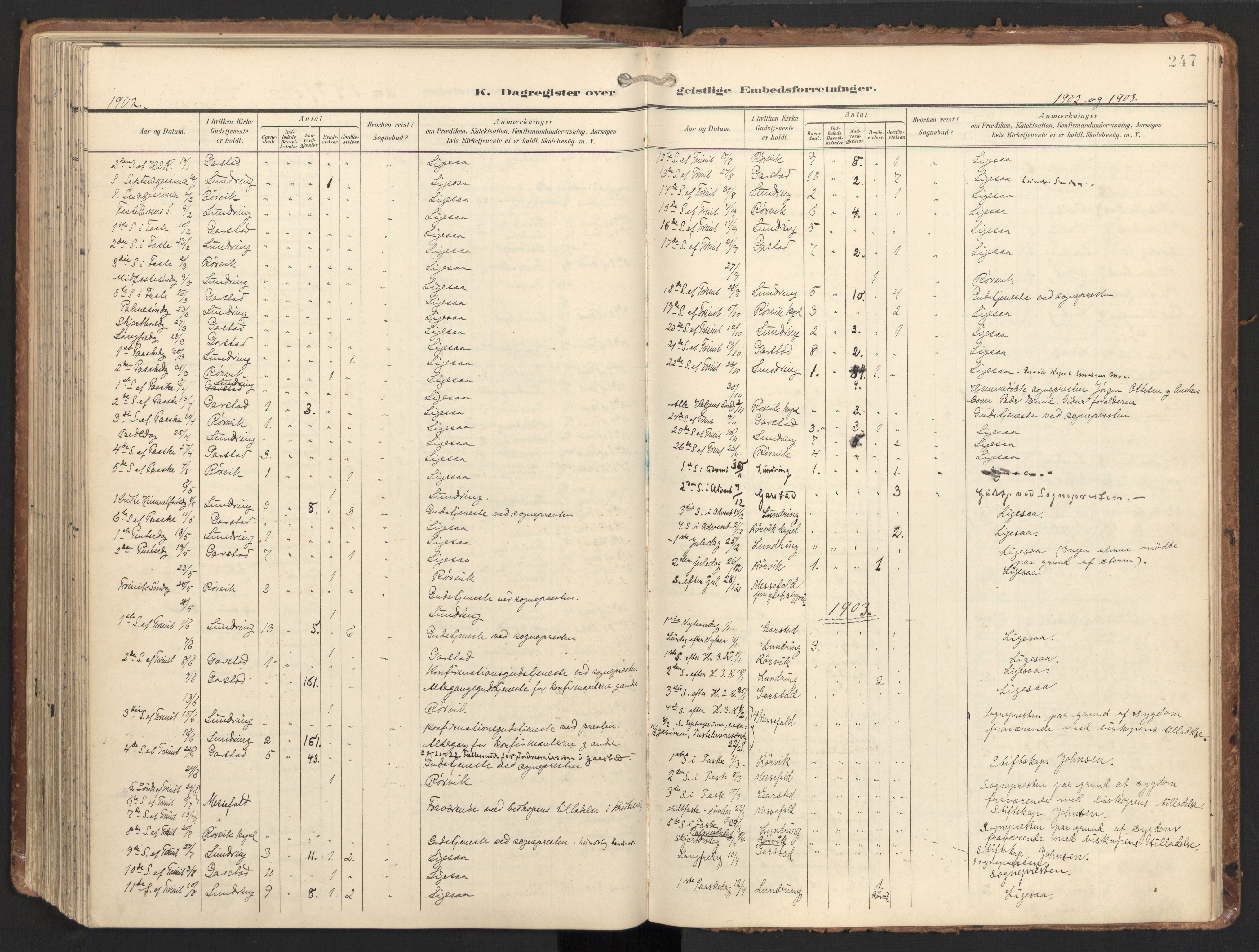 Ministerialprotokoller, klokkerbøker og fødselsregistre - Nord-Trøndelag, SAT/A-1458/784/L0677: Parish register (official) no. 784A12, 1900-1920, p. 247