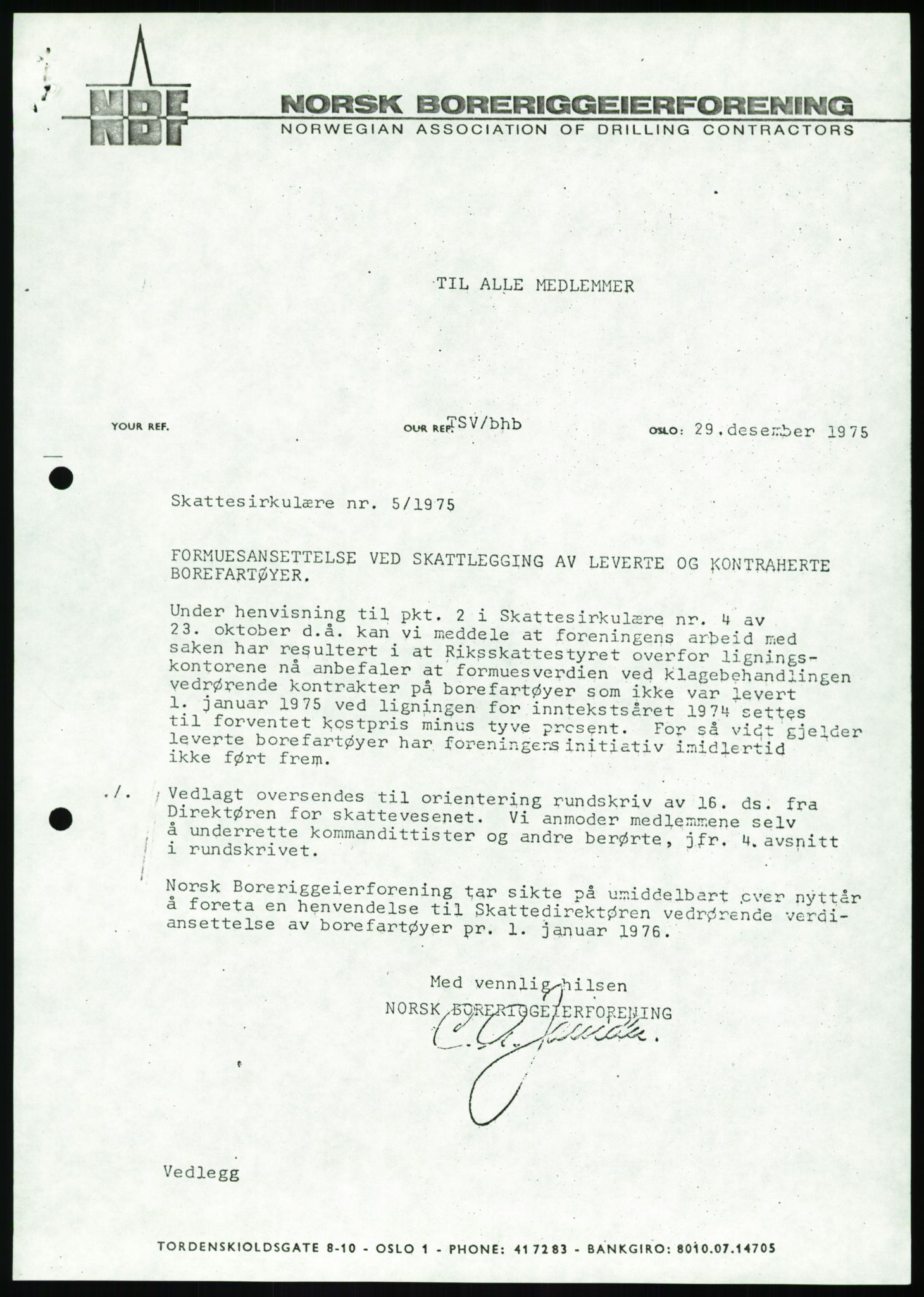 Pa 1503 - Stavanger Drilling AS, AV/SAST-A-101906/A/Ab/Abc/L0006: Styrekorrespondanse Stavanger Drilling II A/S, 1974-1977, p. 475