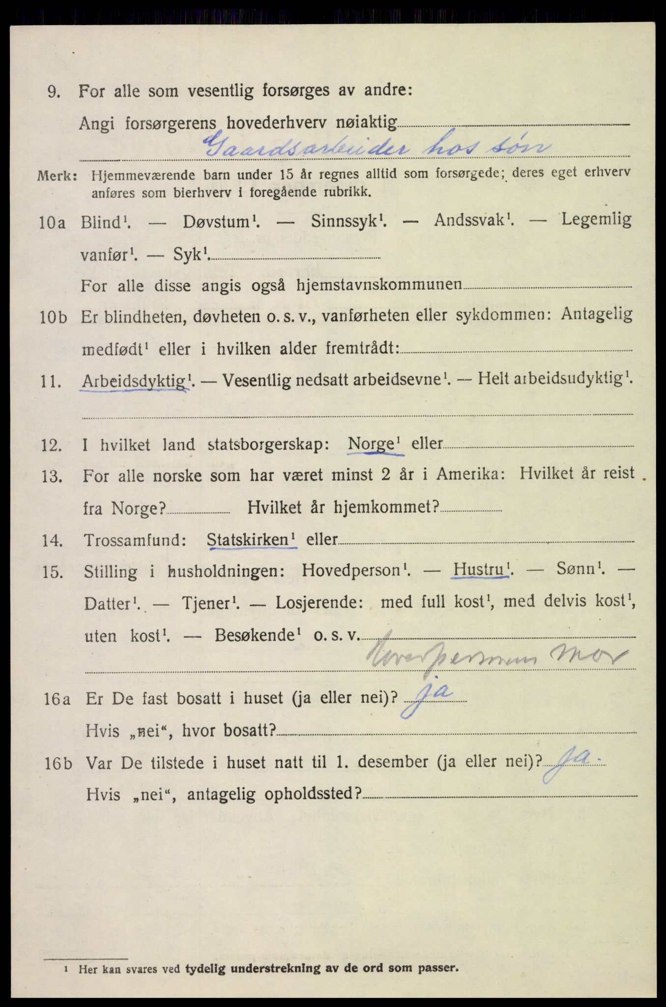 SAH, 1920 census for Romedal, 1920, p. 11224