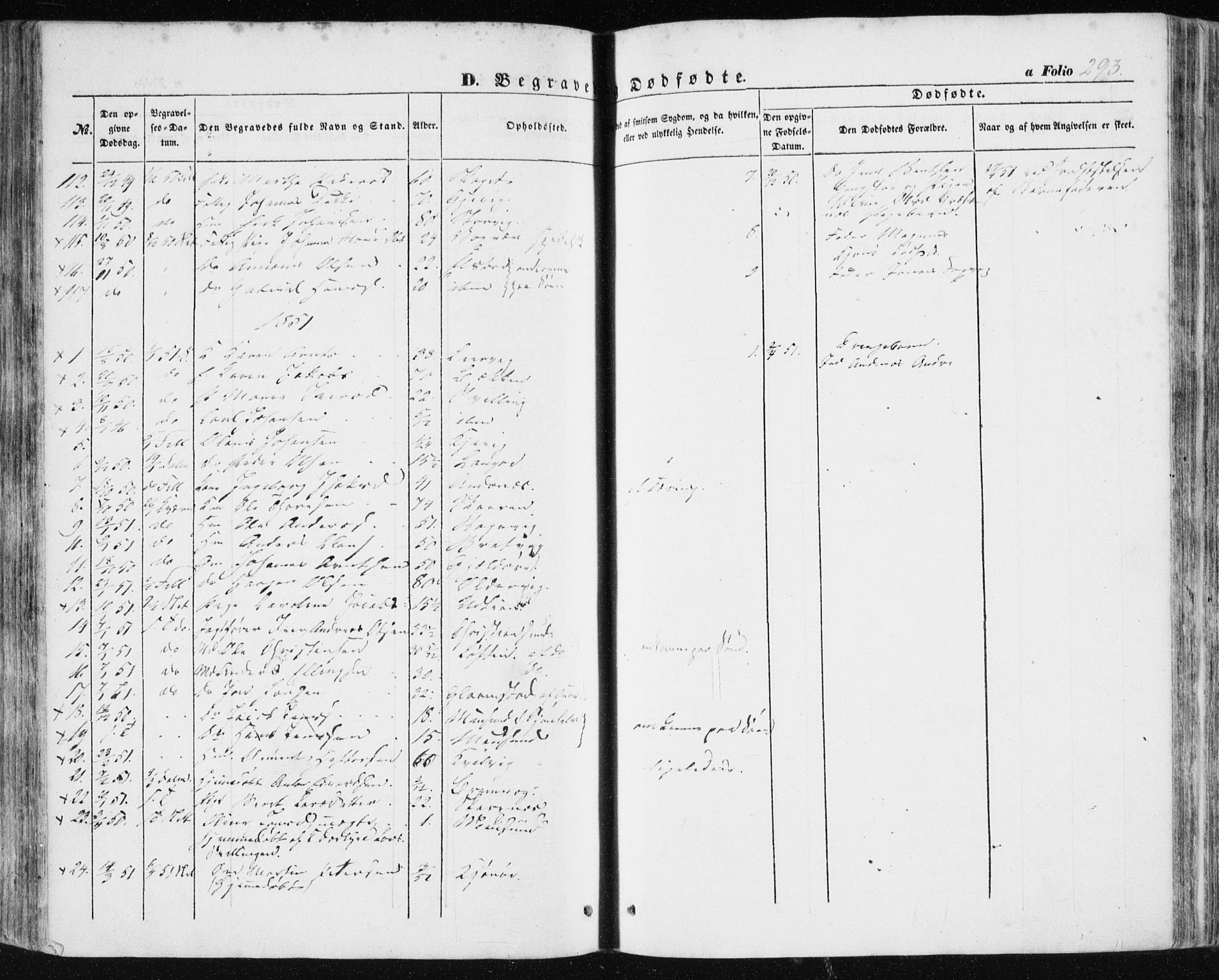 Ministerialprotokoller, klokkerbøker og fødselsregistre - Sør-Trøndelag, SAT/A-1456/634/L0529: Parish register (official) no. 634A05, 1843-1851, p. 293