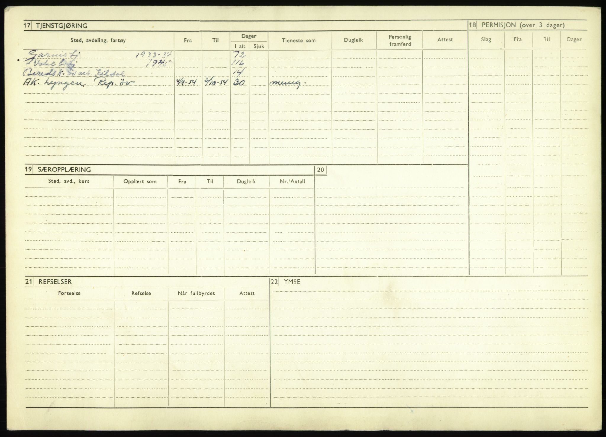 Forsvaret, Troms infanteriregiment nr. 16, AV/RA-RAFA-3146/P/Pa/L0017: Rulleblad for regimentets menige mannskaper, årsklasse 1933, 1933, p. 212