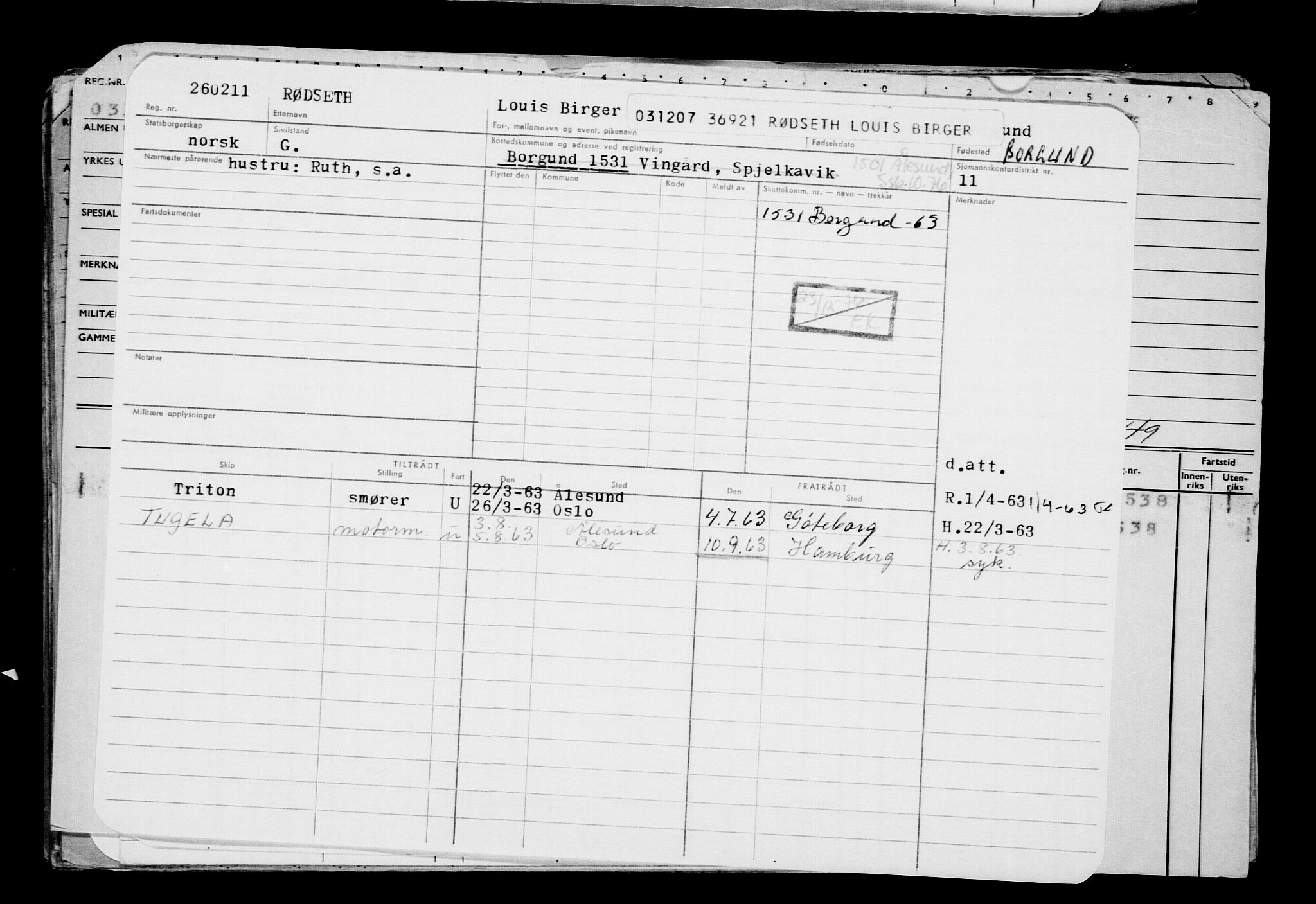 Direktoratet for sjømenn, AV/RA-S-3545/G/Gb/L0074: Hovedkort, 1907, p. 331