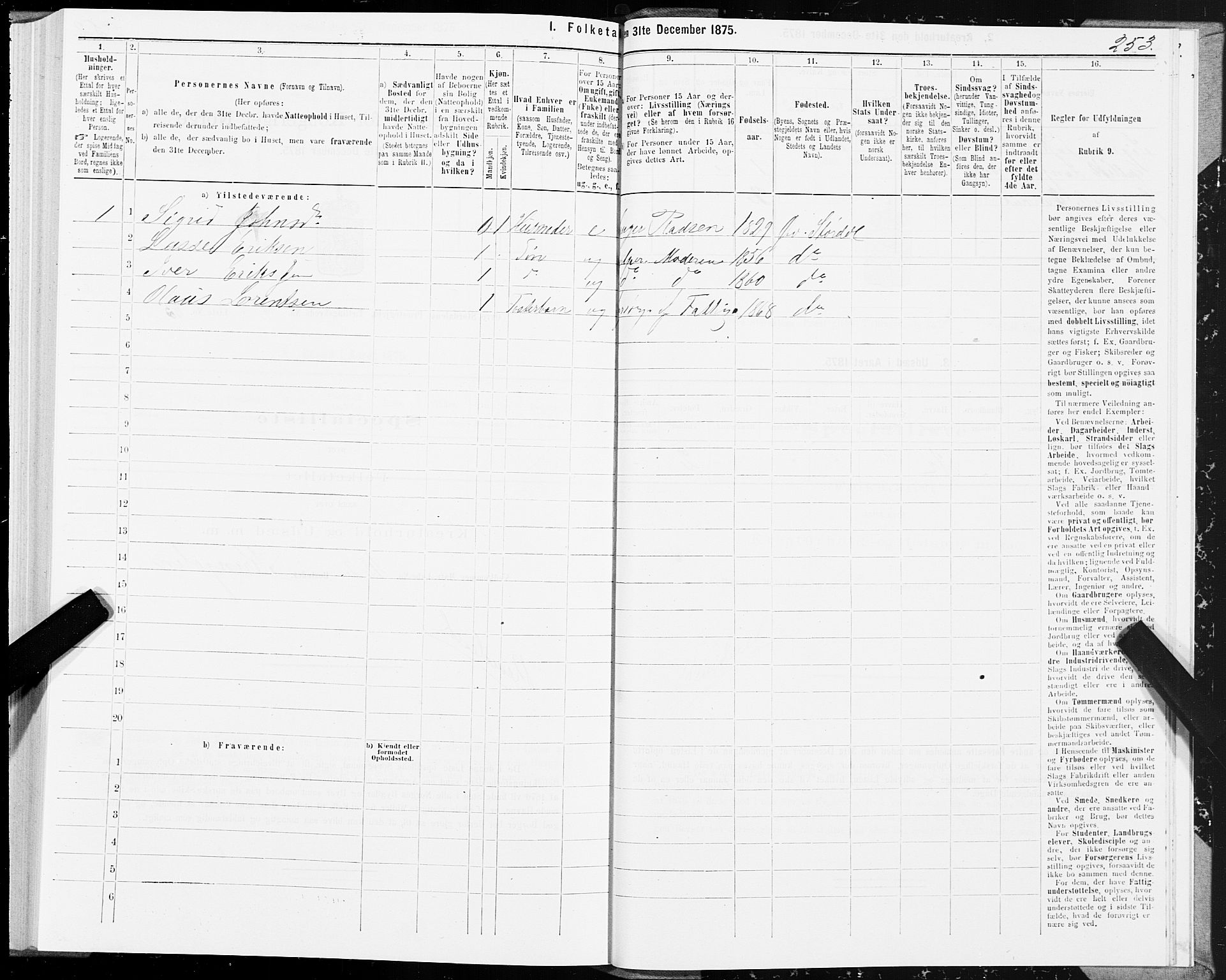 SAT, 1875 census for 1711P Øvre Stjørdal, 1875, p. 2253