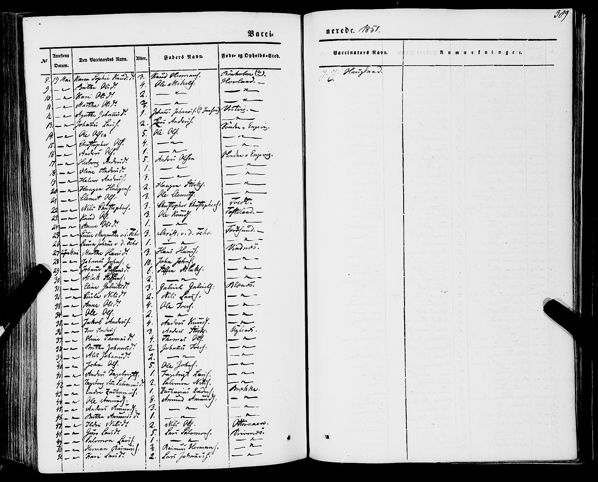 Stord sokneprestembete, SAB/A-78201/H/Haa: Parish register (official) no. A 7, 1841-1861, p. 389