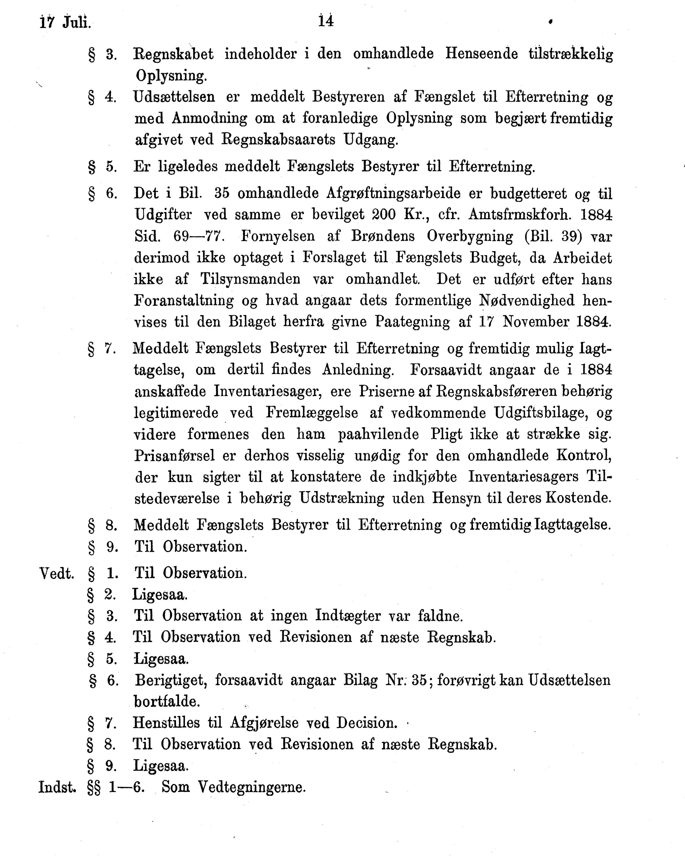 Nordland Fylkeskommune. Fylkestinget, AIN/NFK-17/176/A/Ac/L0015: Fylkestingsforhandlinger 1886-1890, 1886-1890