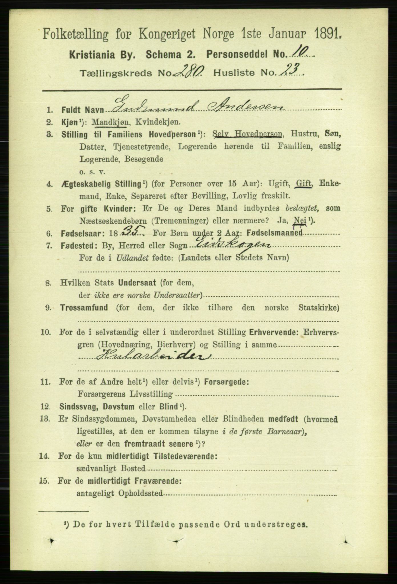 RA, 1891 census for 0301 Kristiania, 1891, p. 170634