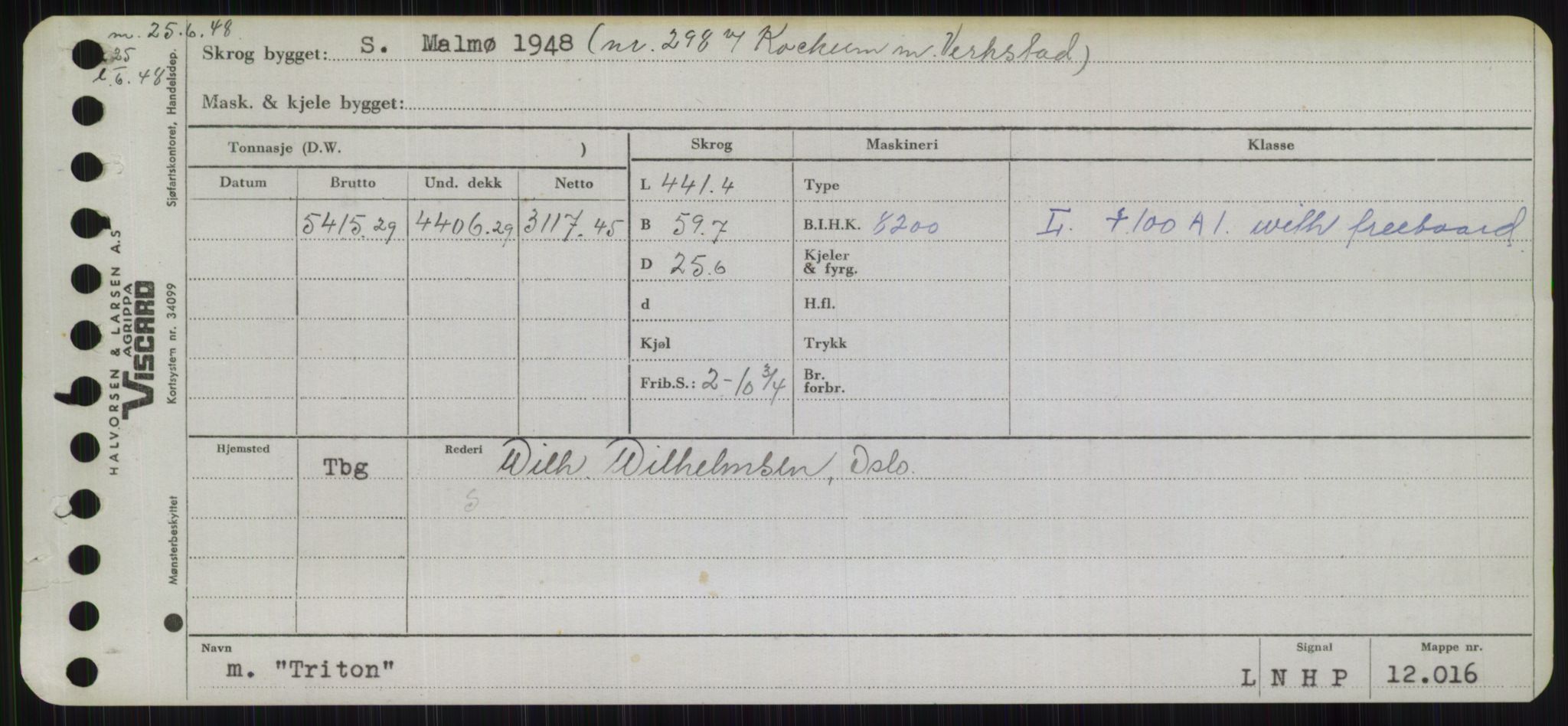 Sjøfartsdirektoratet med forløpere, Skipsmålingen, RA/S-1627/H/Hb/L0005: Fartøy, T-Å, p. 217