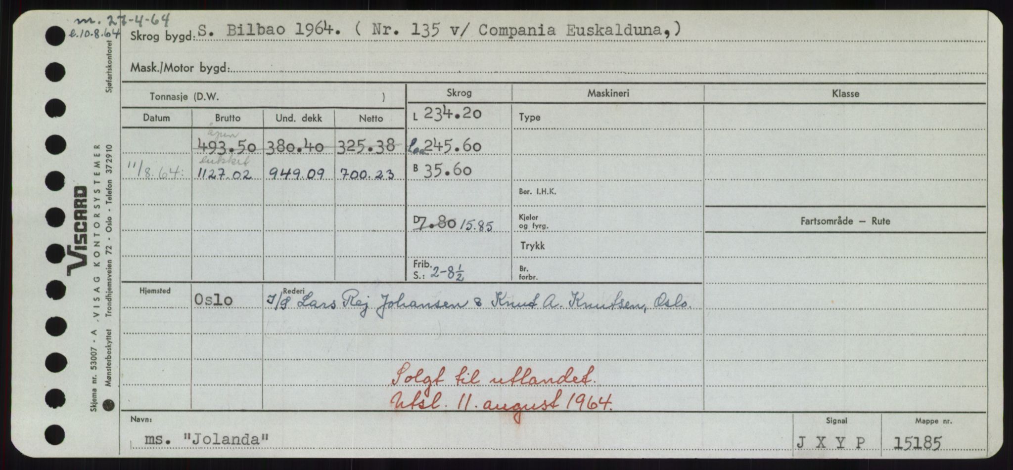 Sjøfartsdirektoratet med forløpere, Skipsmålingen, AV/RA-S-1627/H/Hd/L0019: Fartøy, J, p. 509