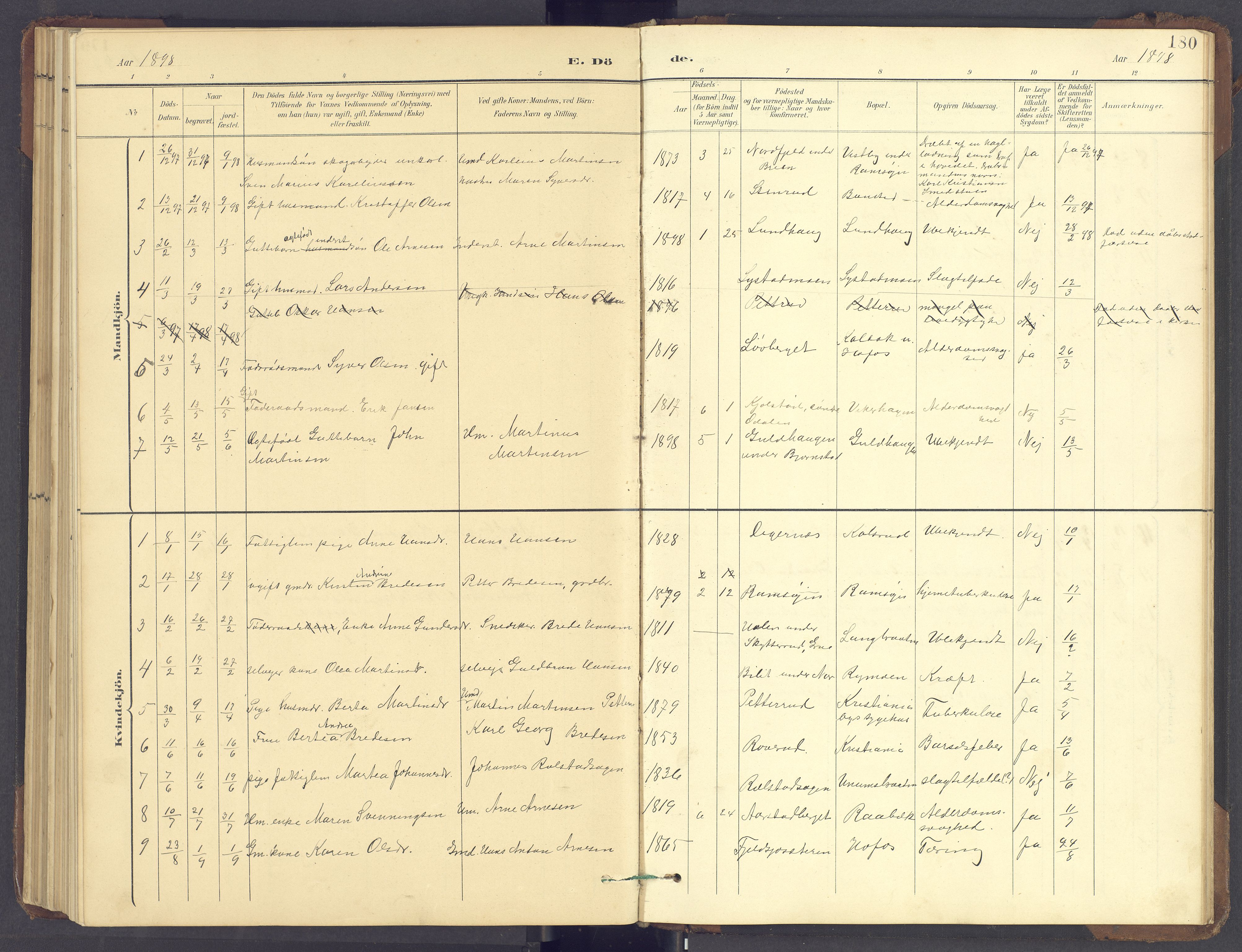 Brandval prestekontor, SAH/PREST-034/H/Ha/Hab/L0002: Parish register (copy) no. 2, 1895-1904, p. 180