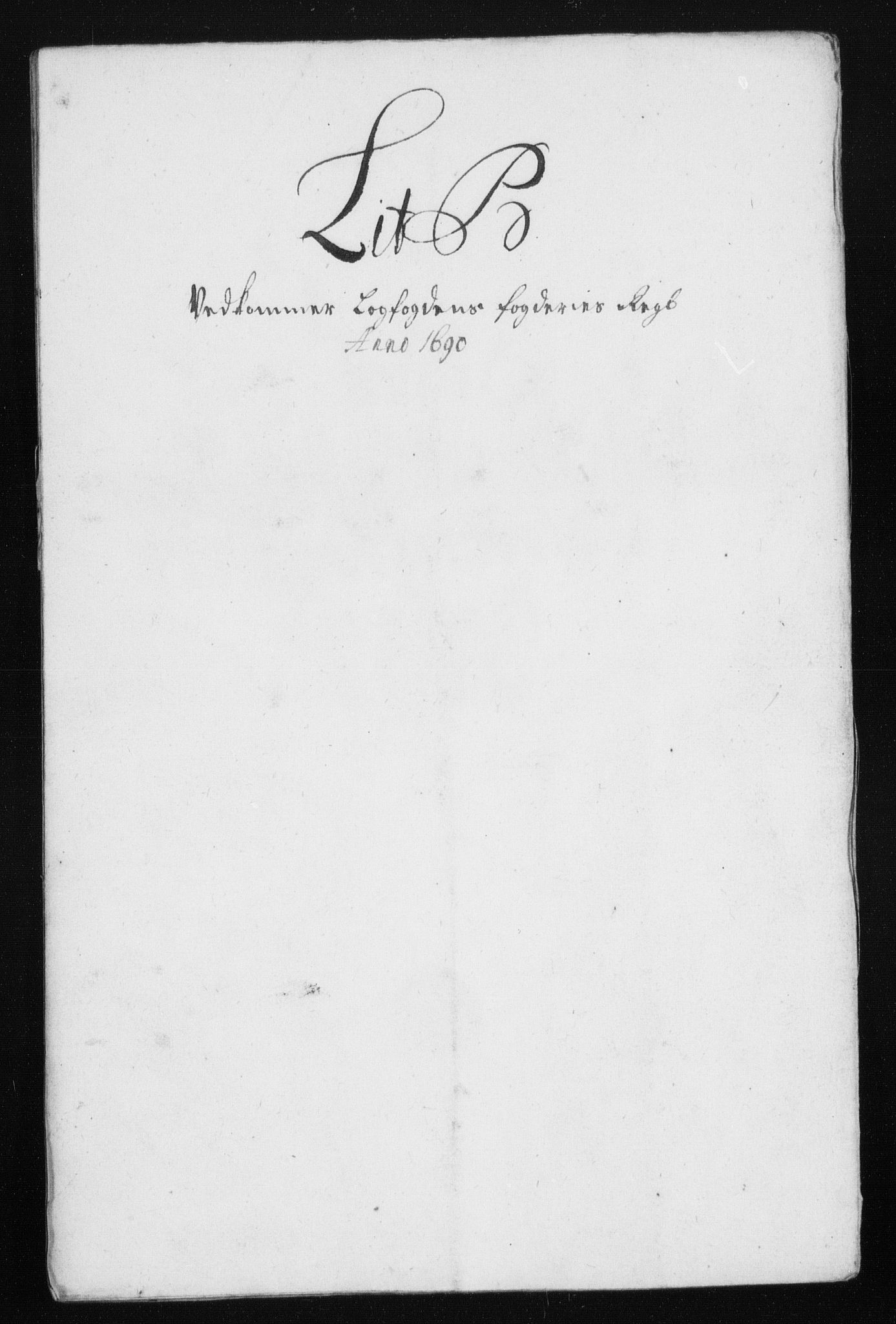 Rentekammeret inntil 1814, Reviderte regnskaper, Stiftamtstueregnskaper, Trondheim stiftamt og Nordland amt, AV/RA-EA-6044/R/Rh/L0015: Nordland amt, 1690