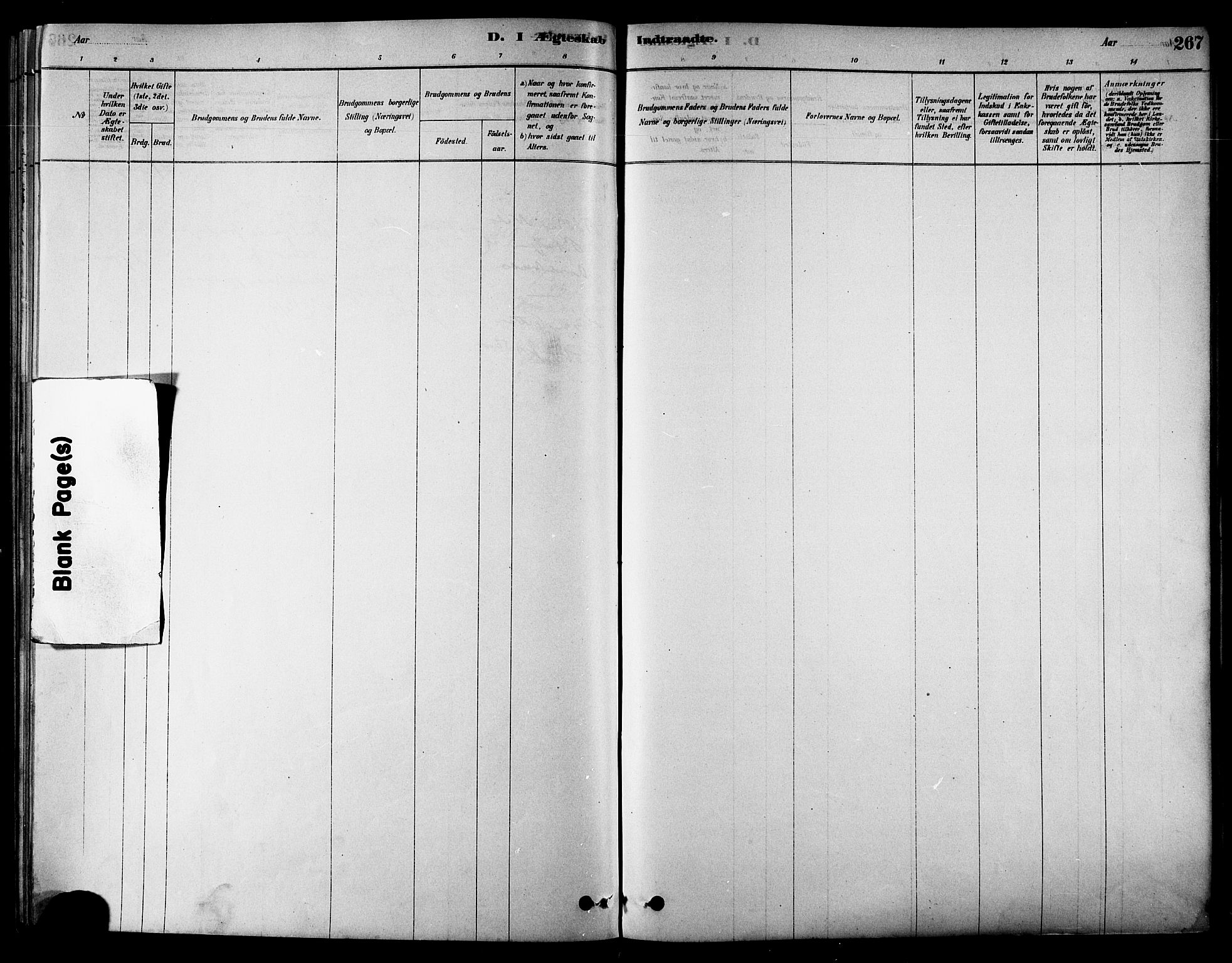 Ministerialprotokoller, klokkerbøker og fødselsregistre - Nordland, AV/SAT-A-1459/852/L0740: Parish register (official) no. 852A10, 1878-1894, p. 267