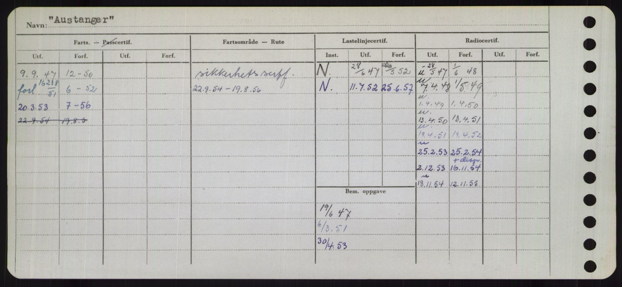 Sjøfartsdirektoratet med forløpere, Skipsmålingen, RA/S-1627/H/Hb/L0001: Fartøy, A-D, p. 120