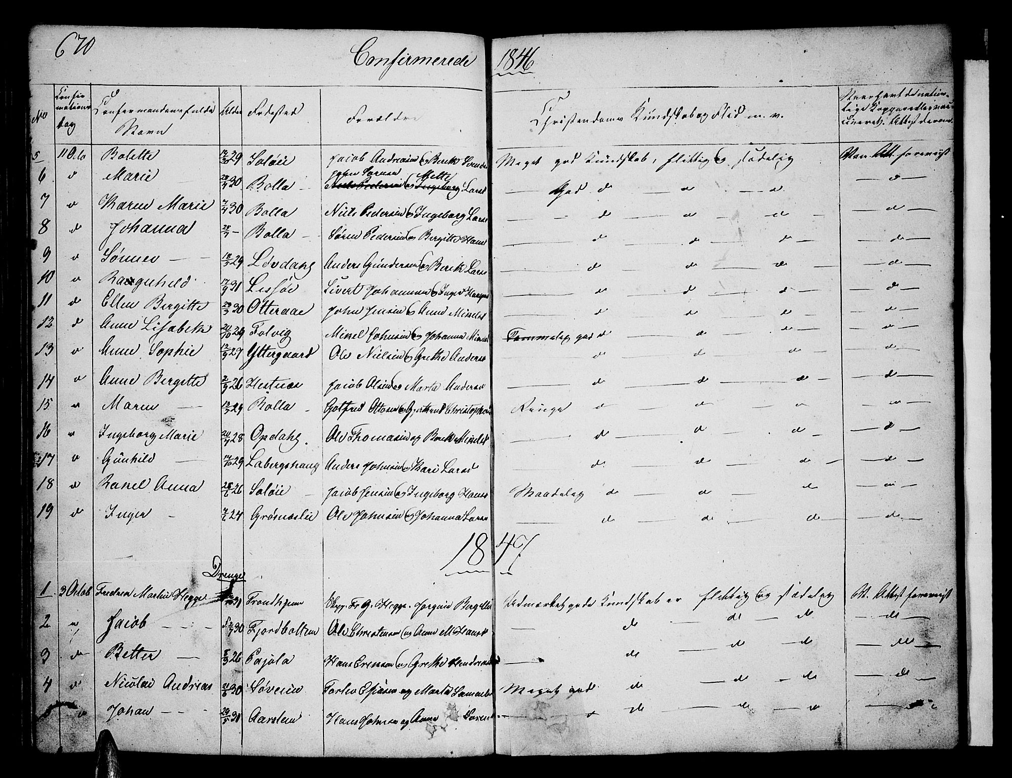 Ibestad sokneprestembete, SATØ/S-0077/H/Ha/Hab/L0003klokker: Parish register (copy) no. 3, 1833-1852, p. 670