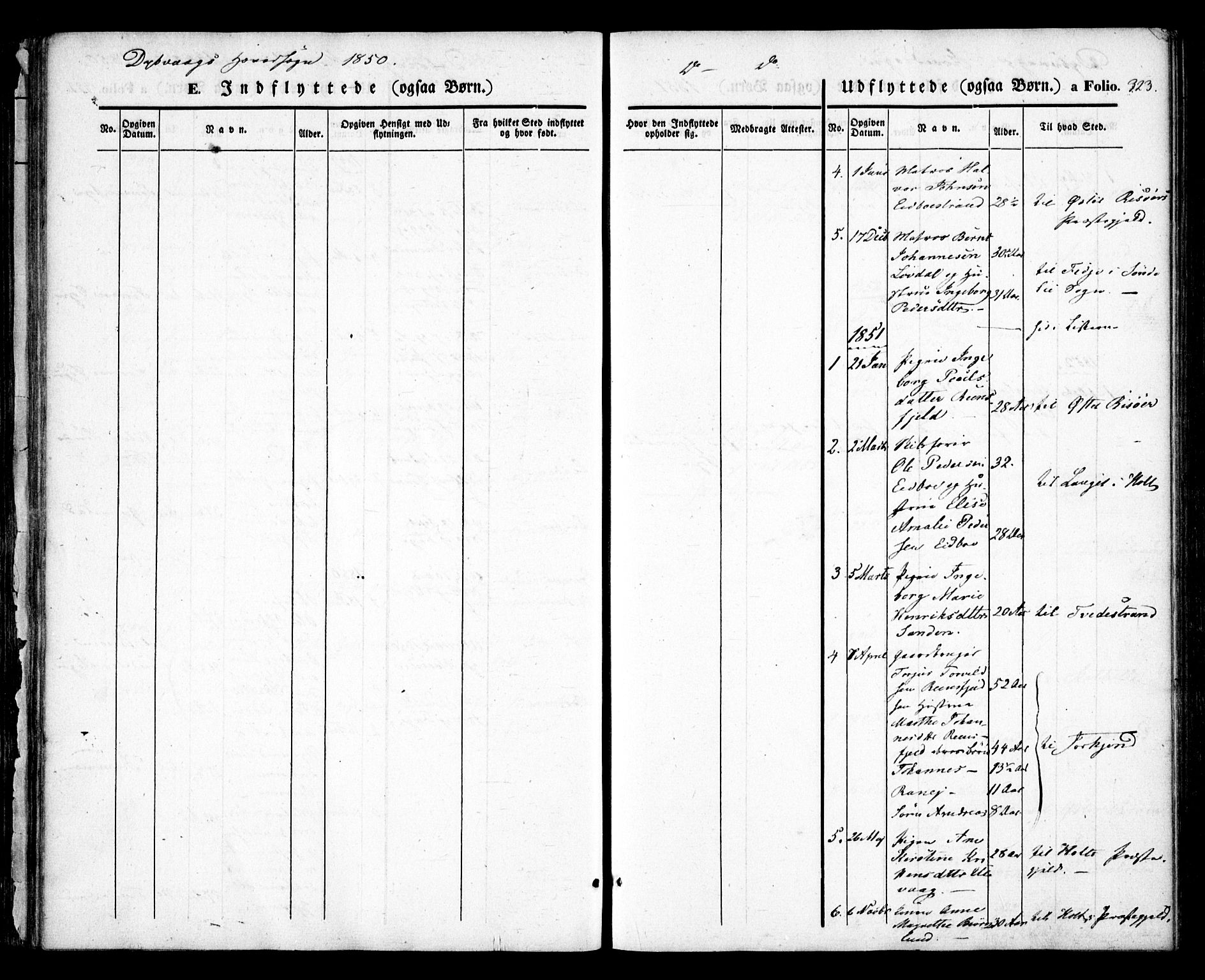 Dypvåg sokneprestkontor, AV/SAK-1111-0007/F/Fa/Faa/L0005: Parish register (official) no. A 5, 1841-1854, p. 323