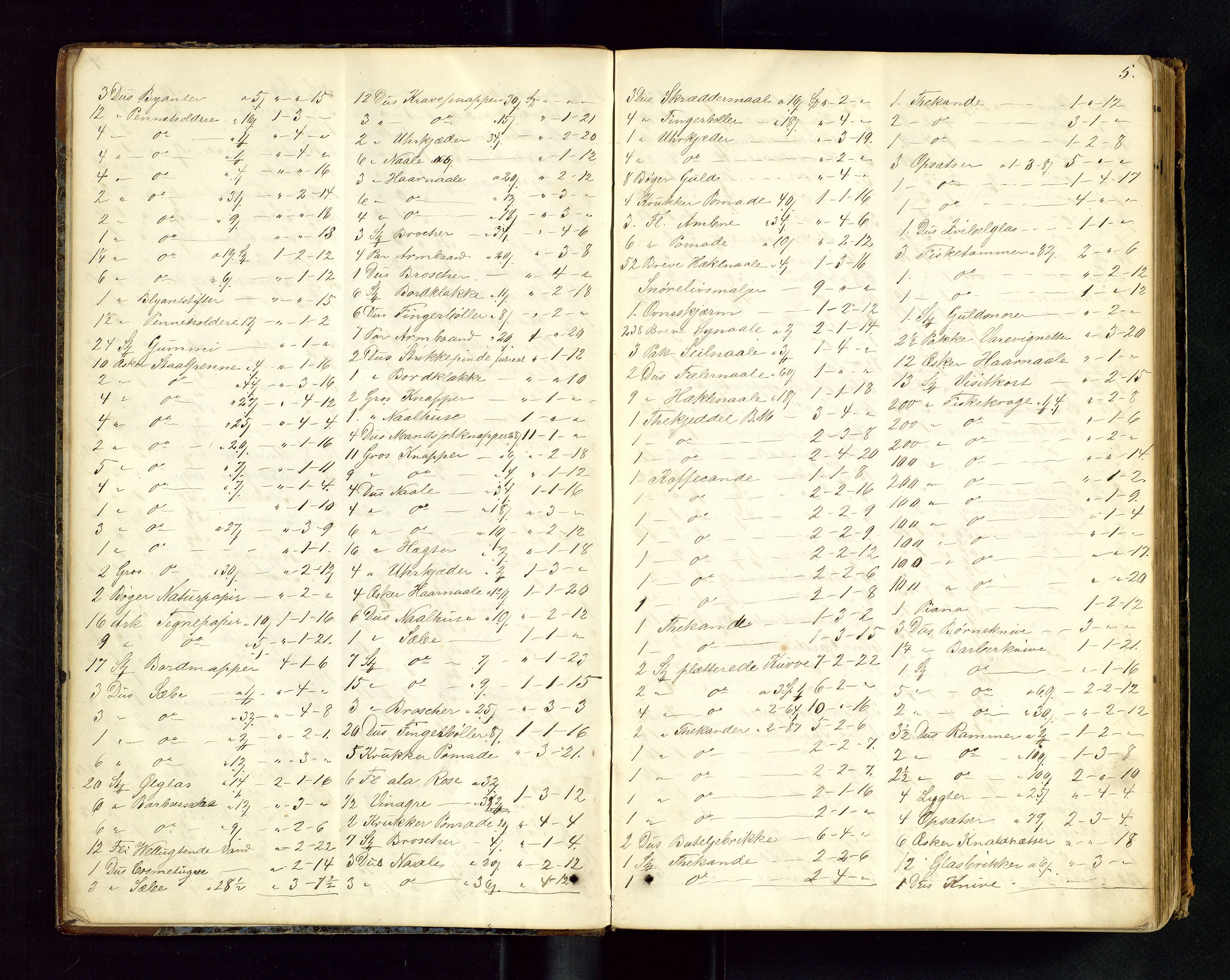 Stavanger byfogd, AV/SAST-A-101408/001/5/50/503BA/L0003: Registreringsprotokoll, 1864-1882, p. 5