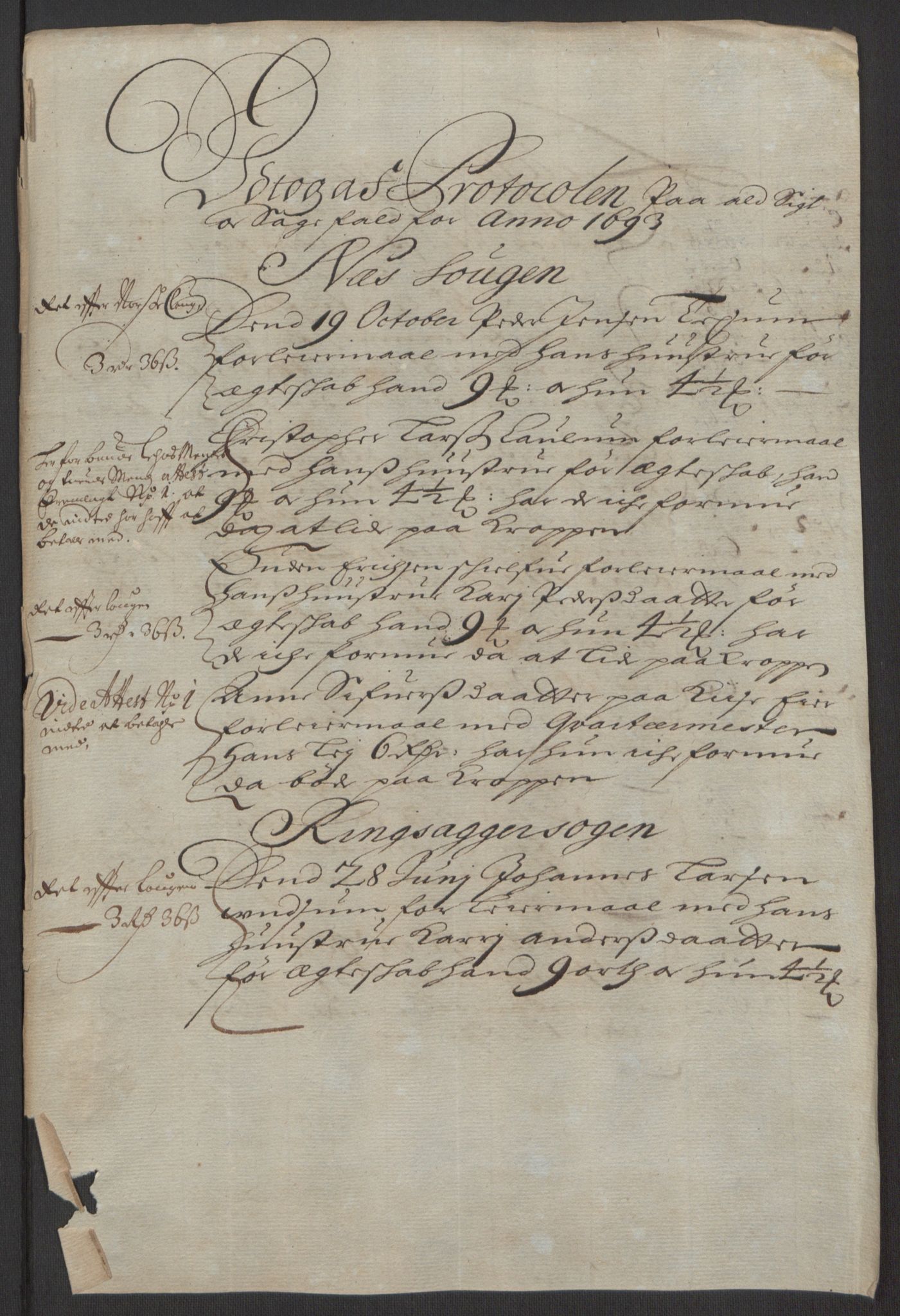 Rentekammeret inntil 1814, Reviderte regnskaper, Fogderegnskap, RA/EA-4092/R16/L1034: Fogderegnskap Hedmark, 1693, p. 220