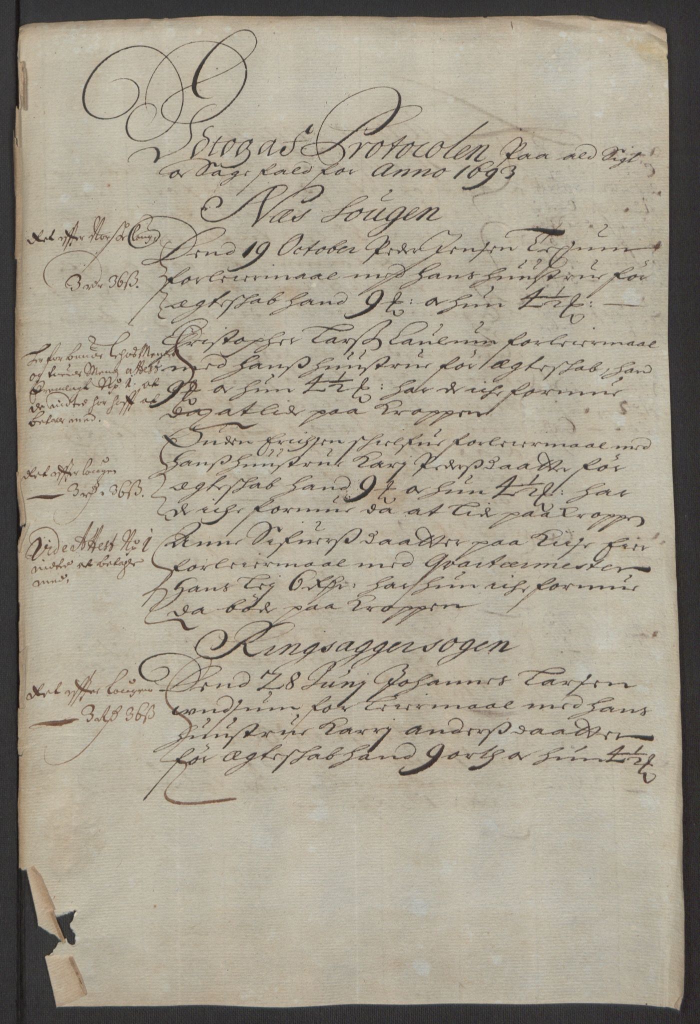 Rentekammeret inntil 1814, Reviderte regnskaper, Fogderegnskap, AV/RA-EA-4092/R16/L1034: Fogderegnskap Hedmark, 1693, p. 220