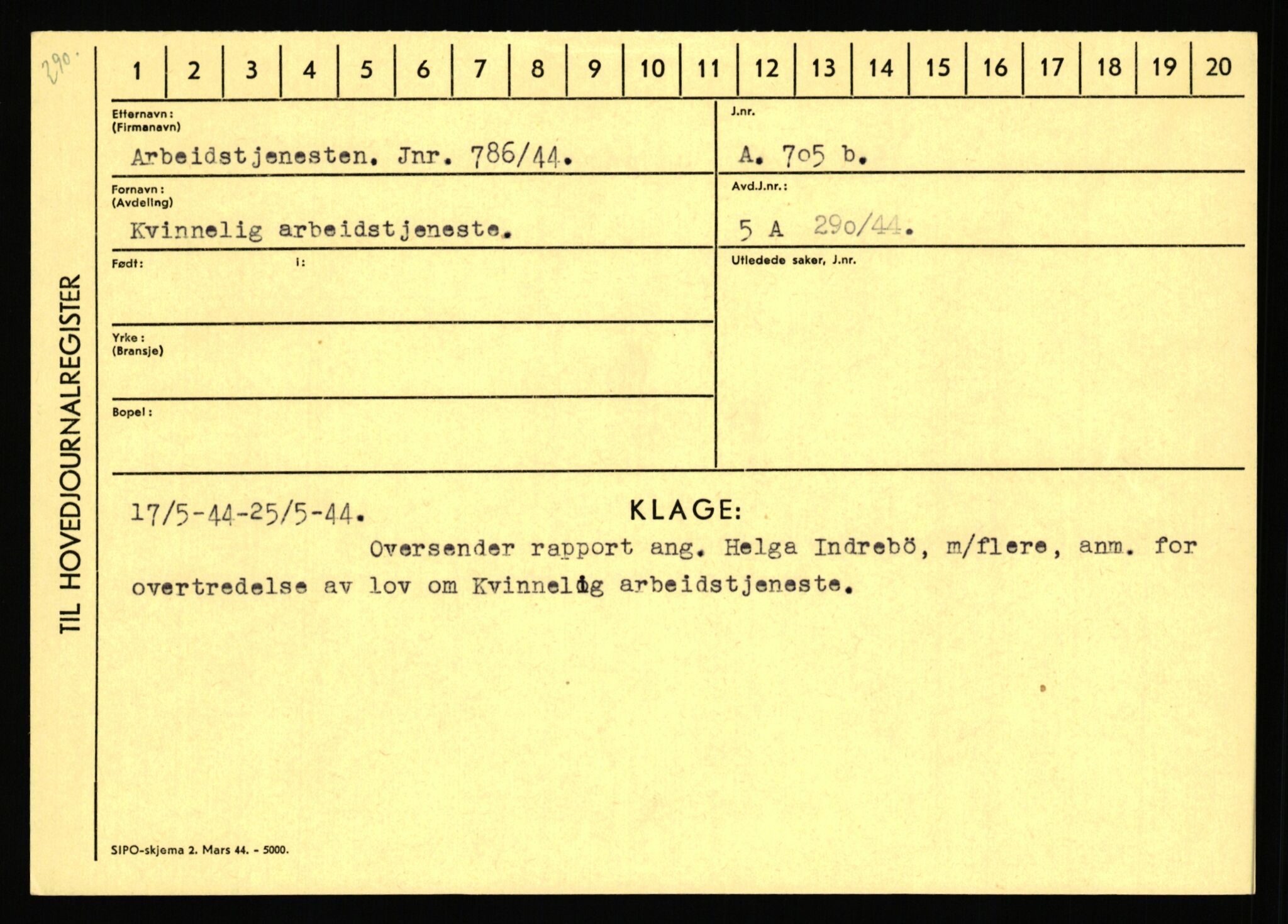 Statspolitiet - Hovedkontoret / Osloavdelingen, AV/RA-S-1329/C/Ca/L0001: Aabakken - Armann, 1943-1945, p. 5262