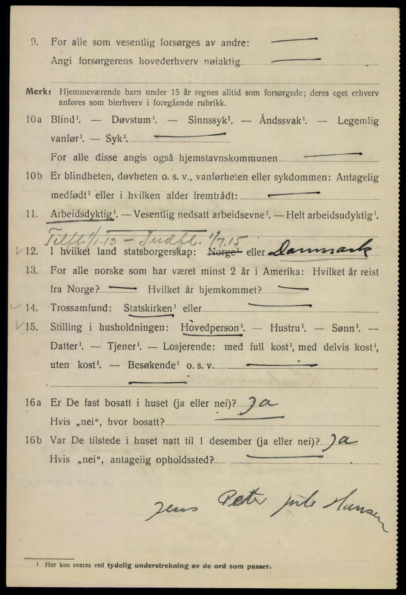 SAO, 1920 census for Kristiania, 1920, p. 272930