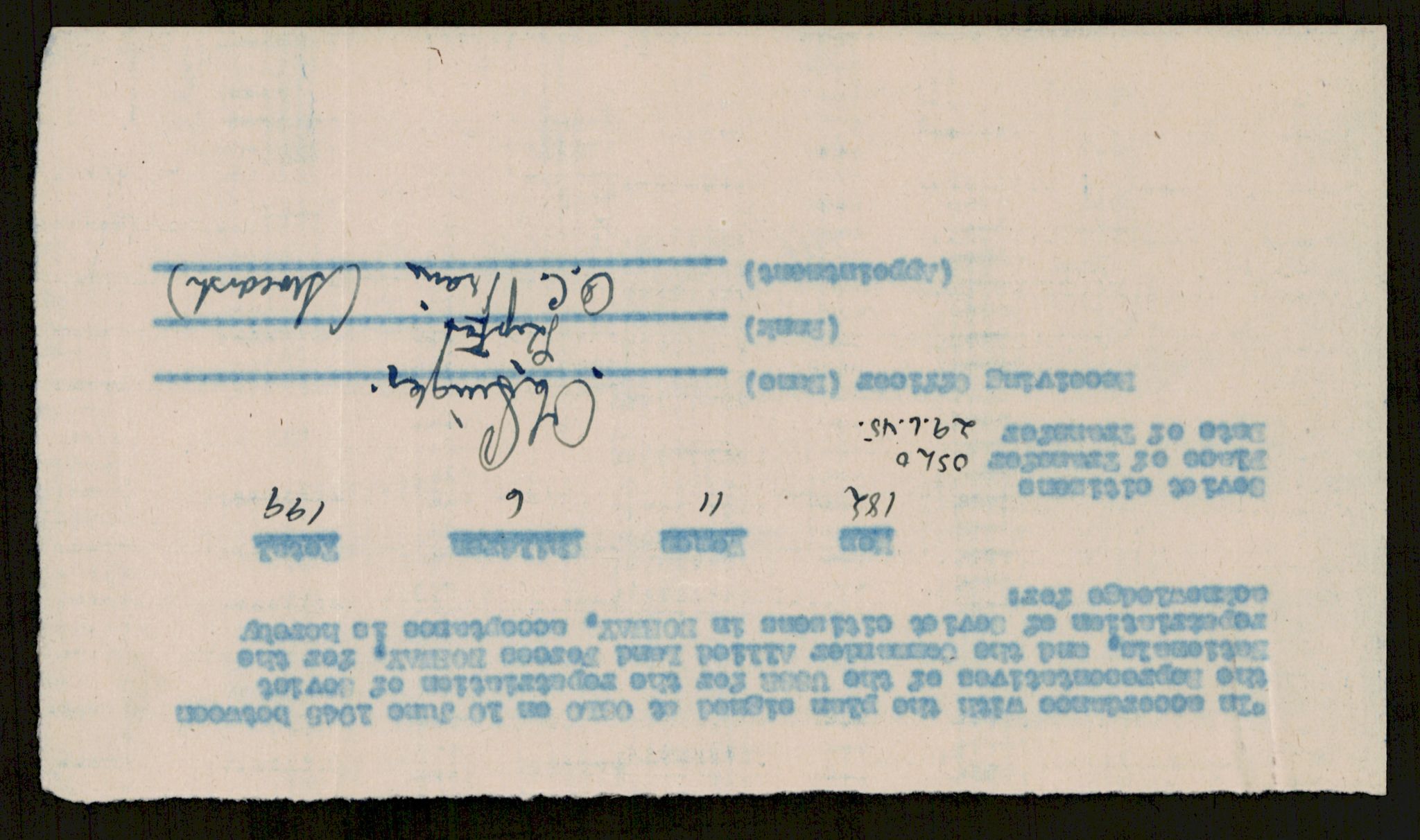 Flyktnings- og fangedirektoratet, Repatrieringskontoret, AV/RA-S-1681/D/Db/L0021: Displaced Persons (DPs) og sivile tyskere, 1945-1948, p. 324